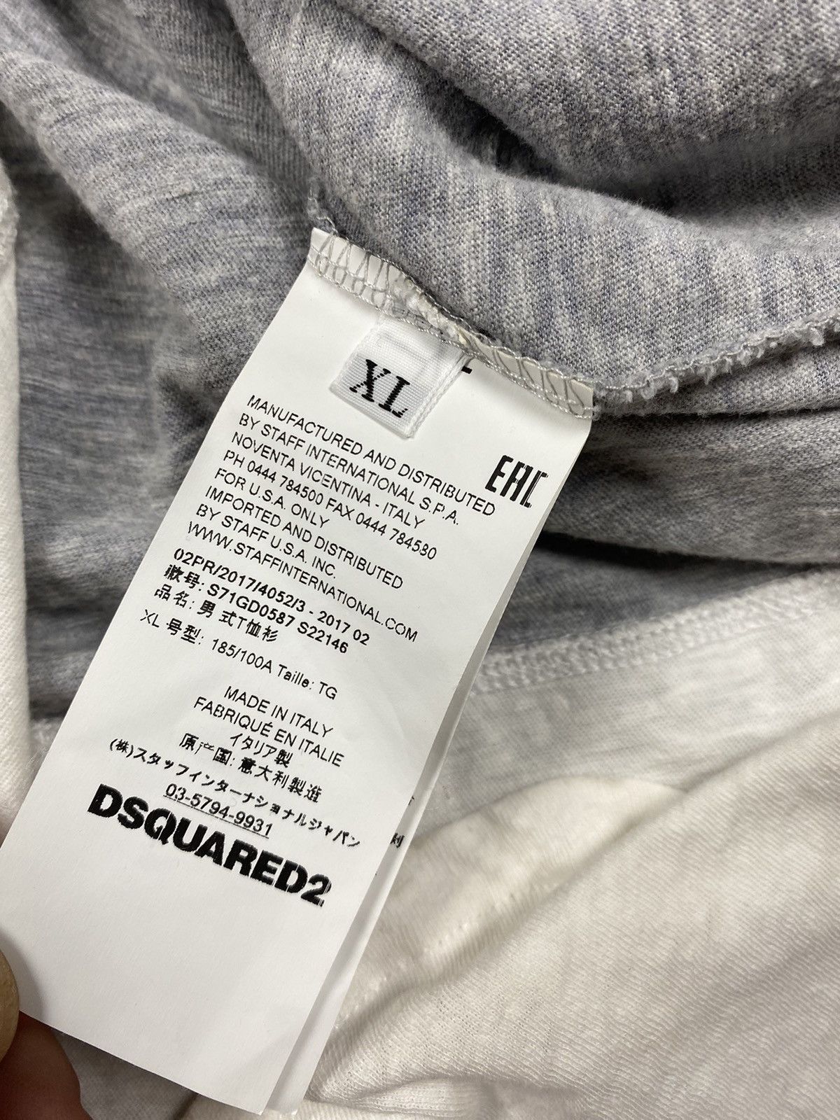 Dsquared2 Dsquared2 Designer Luxury Tee T Shirt Size US XL / EU 56 / 4 - 10 Thumbnail