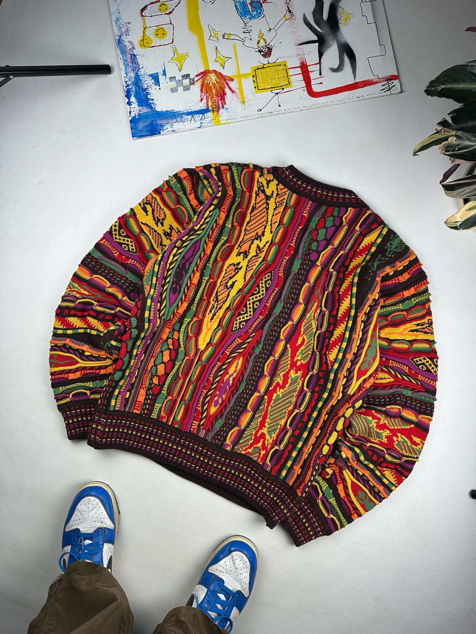 Other Multicolor 3D Knit Coogi Style Flxn Sweater Size US XL / EU 56 / 4 - 8 Thumbnail