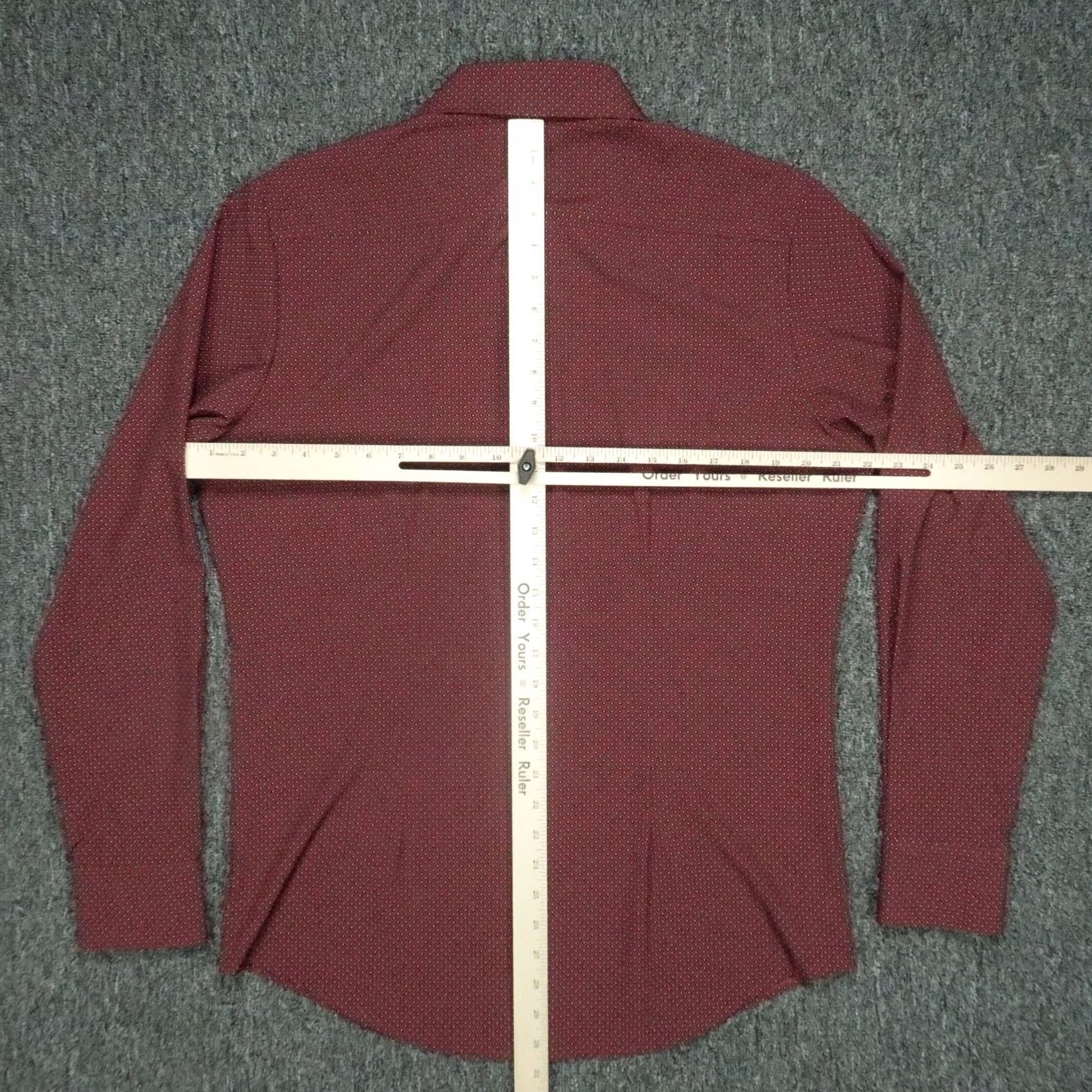Mizzen+Main Mizzen+Main Shirt Mens Medium Red Long Sleeve Button-Up Stretch Size US M / EU 48-50 / 2 - 5 Thumbnail