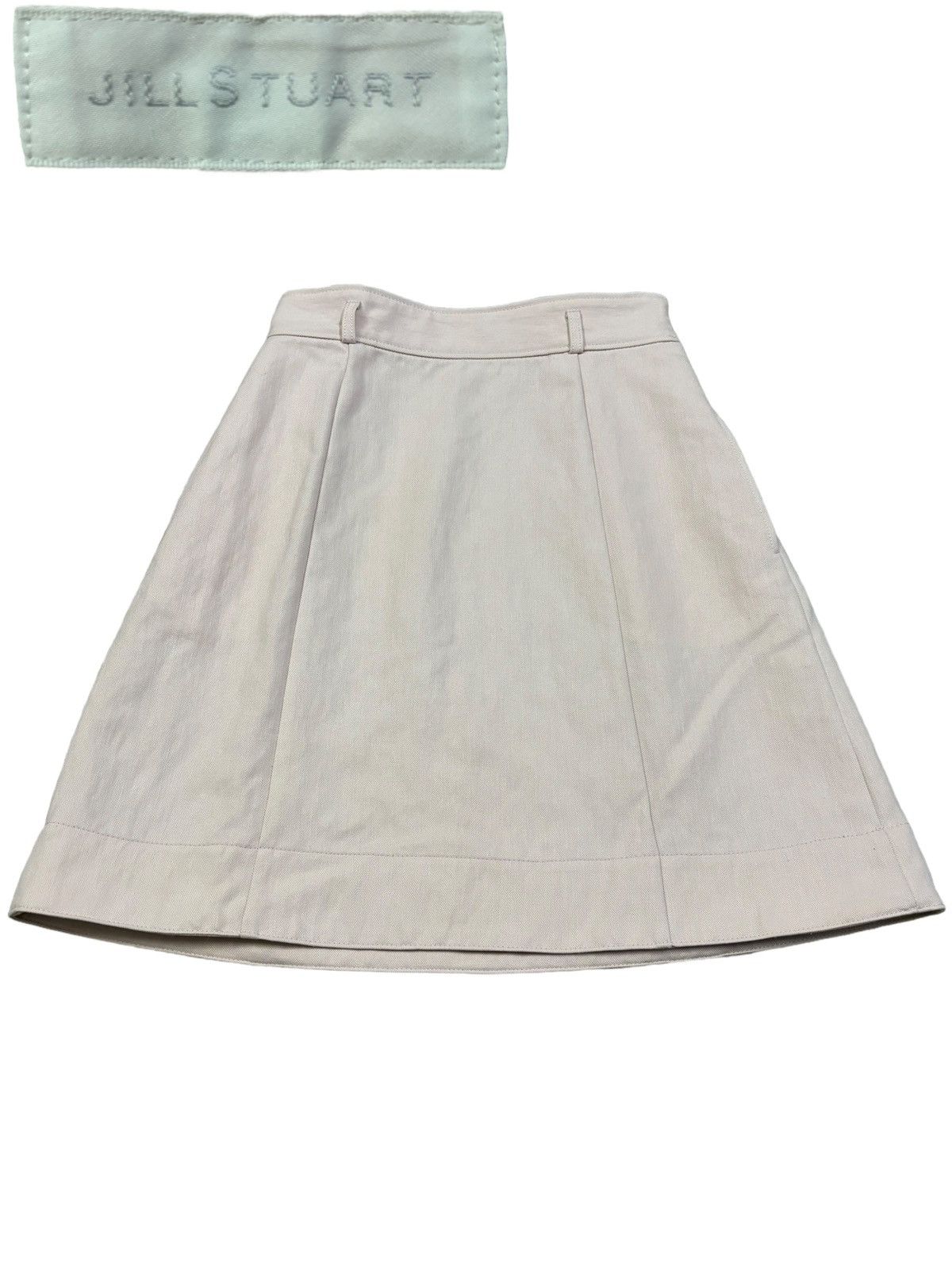 Jil Stuart Vintage Y2K Jill Stuart Denim Mini Skirt Size 25" / US 0 / IT 36 - 1 Thumbnail