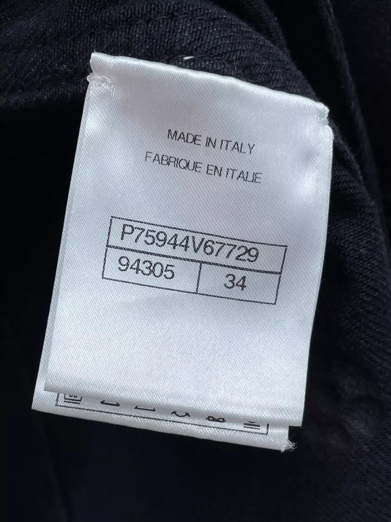 Chanel Chanel l23K black camellia denim suit jacket 2504-Nextarrow Size XXS / US 00 / IT 34 - 6 Thumbnail
