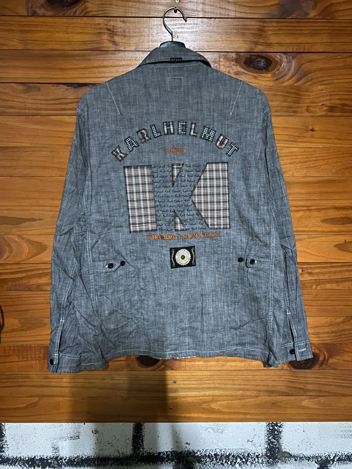 Karl Helmut Vintage Karl Helmut Patchwork Embroidered Jacket – Harajuku Size US S / EU 44-46 / 1 - 9 Thumbnail