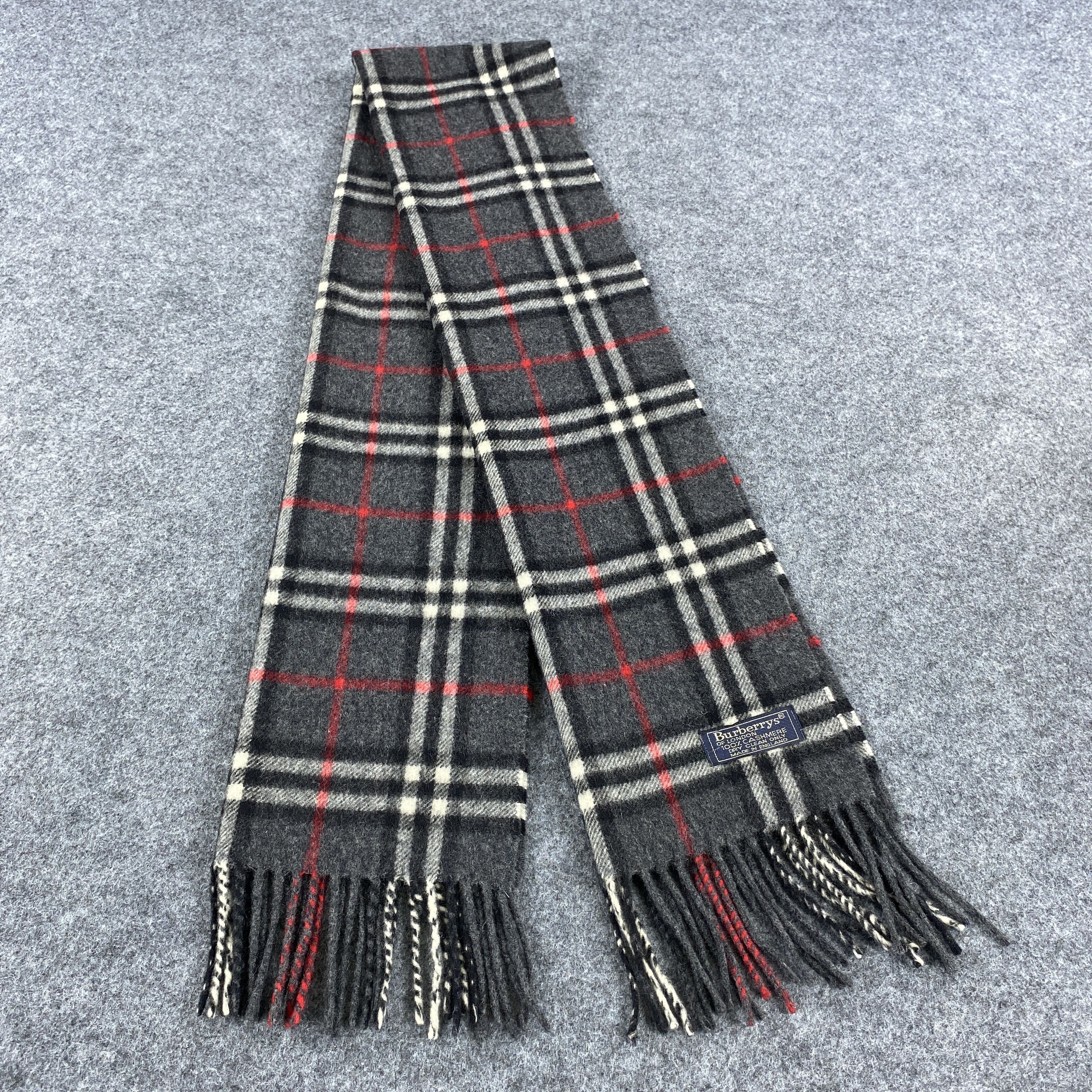 Burberry × Vintage GF10599 Burberry Scarf Neck Wear Muffler Size ONE SIZE - 1 Thumbnail