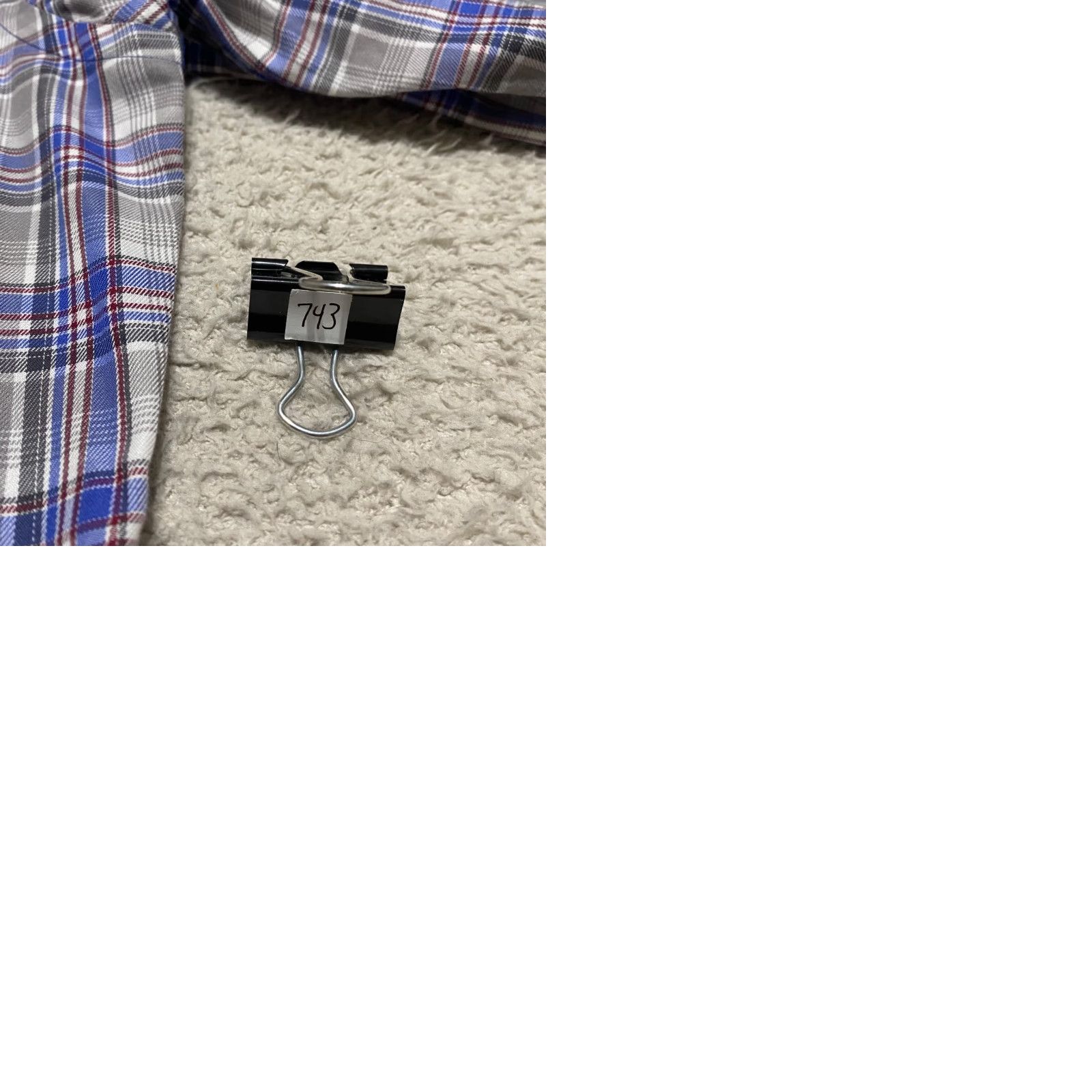 David Donahue David Donahue Mens XL Shirt Multicolor Plaid Long Sleeve Hidden Button-Down Size US XL / EU 56 / 4 - 9 Thumbnail