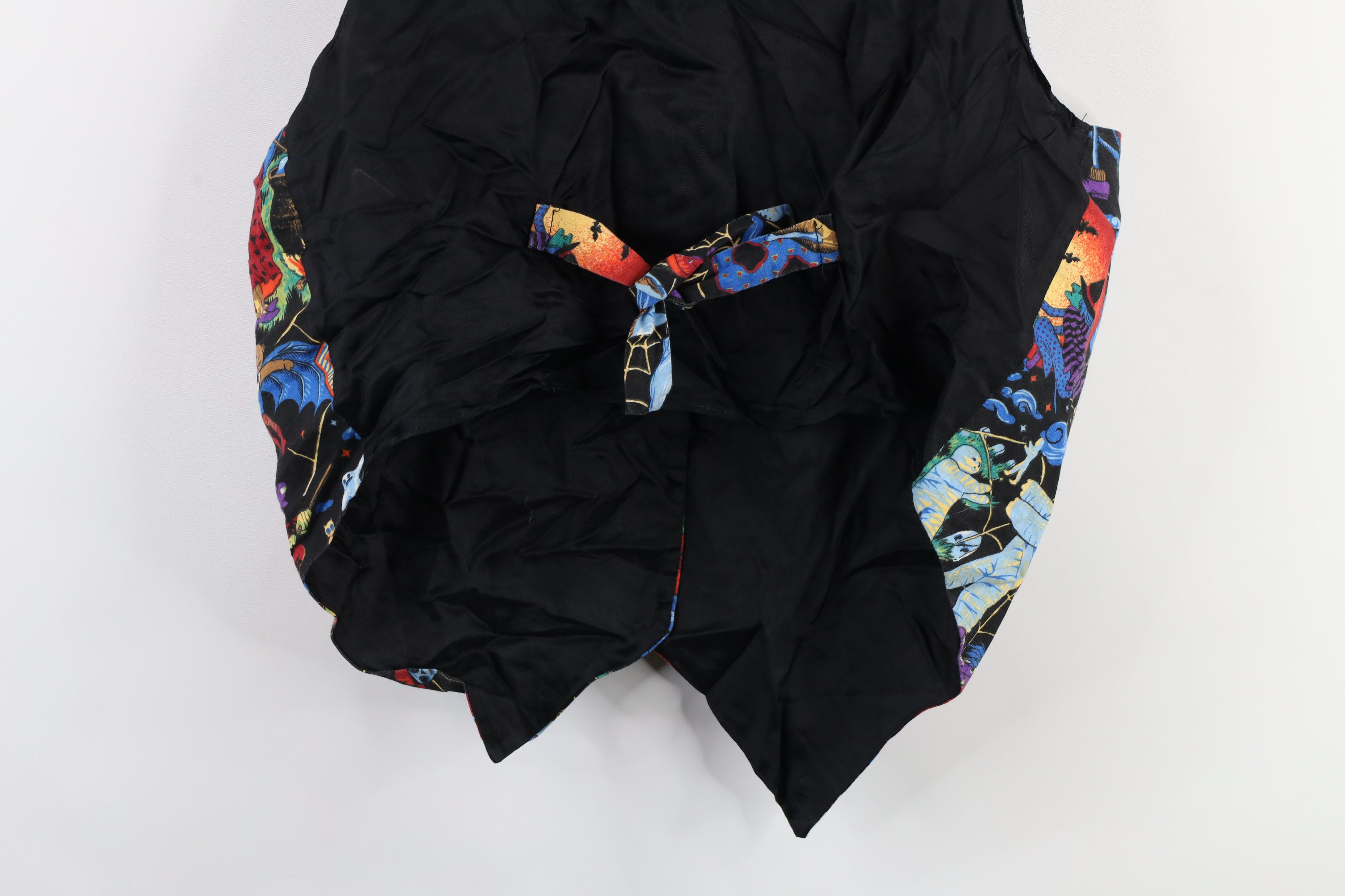 Vintage Vintage 90s Streetwear Tie Back Button Vest Jacket USA Size L / US 10 / IT 46 - 13 Thumbnail