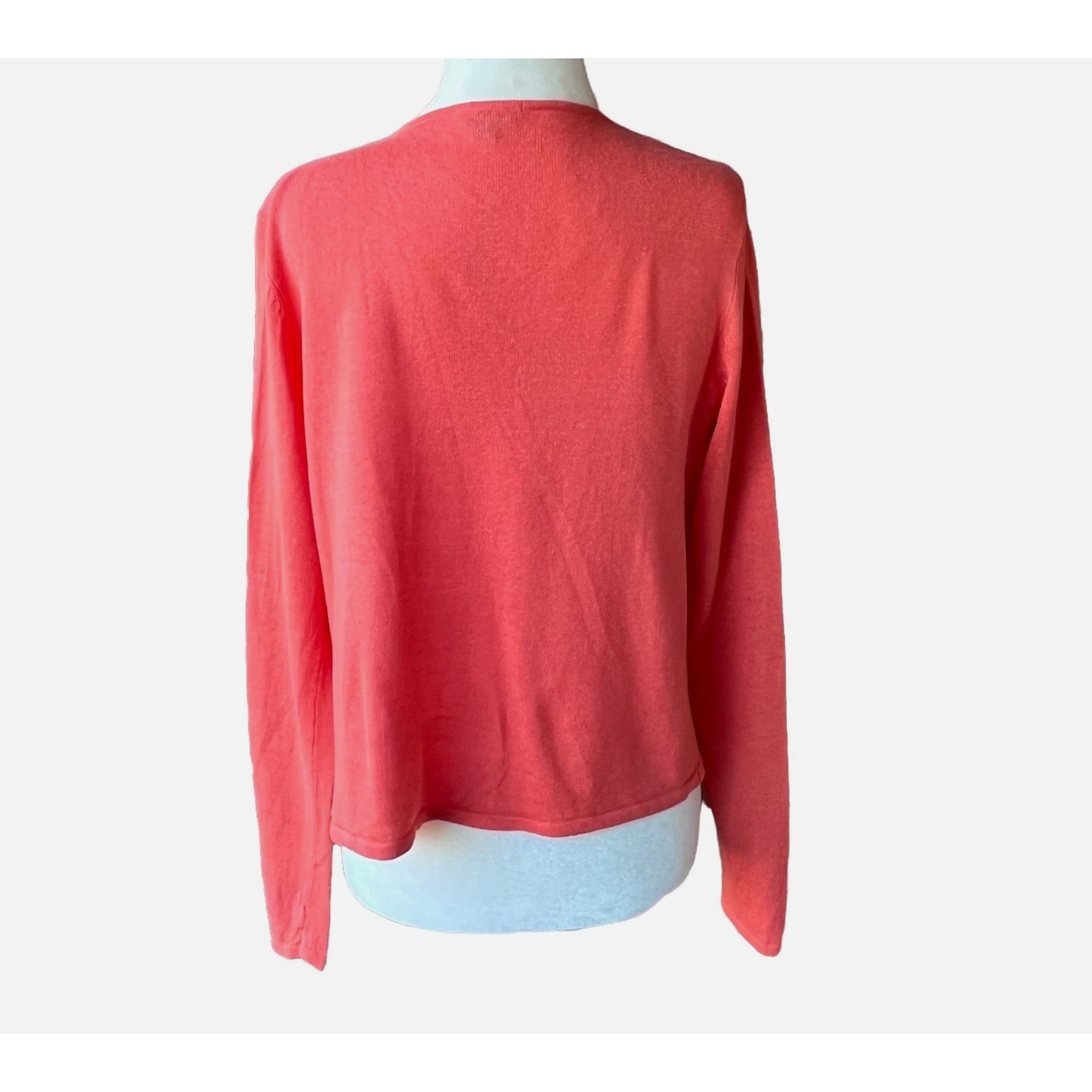 Other J. Jill Women's Open-Front Cardigan Linen Blend Long-Sleeve Size XS / US 0-2 / IT 36-38 - 4 Thumbnail