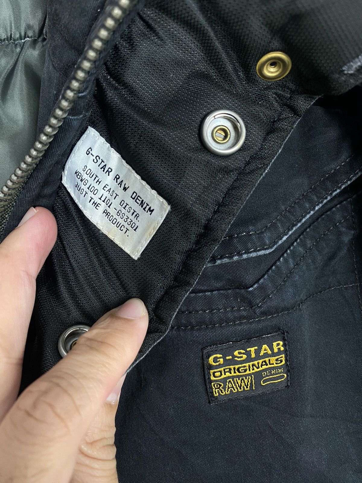 G-Star Rare‼️ G-Star Raw Denim Utility Bomber Jacket Size US L / EU 52-54 / 3 - 8 Thumbnail