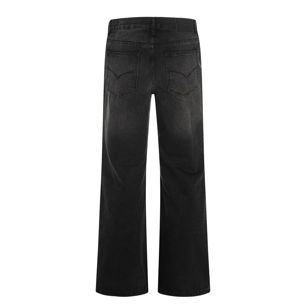 Jean Men's washed distressed retro punk gradient casual jeans Size US 32 / EU 48 - 2 Thumbnail