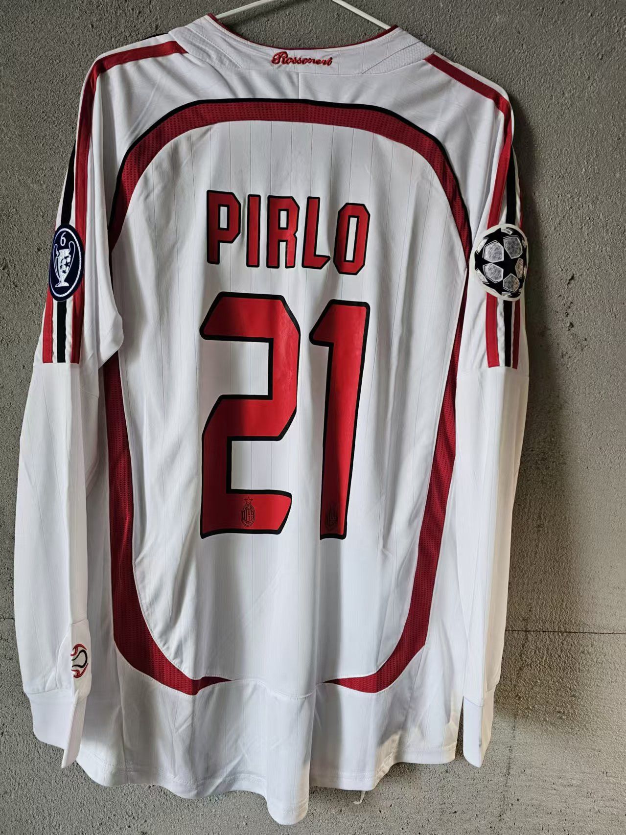 Other 2006 2007 AC Milan 21 Andrea Pirlo Jersey Away Size US L / EU 52-54 / 3 - 1 Thumbnail