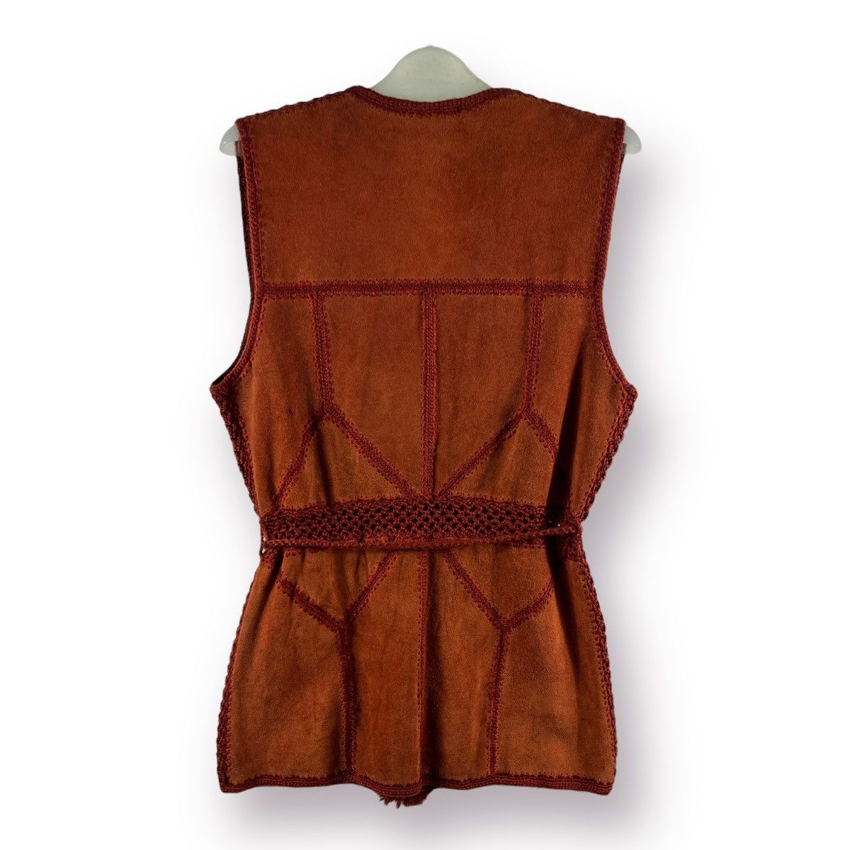 Leather 🔥 Suede Leather Sleeveless button up dresses Size M / US 6-8 / IT 42-44 - 9 Thumbnail