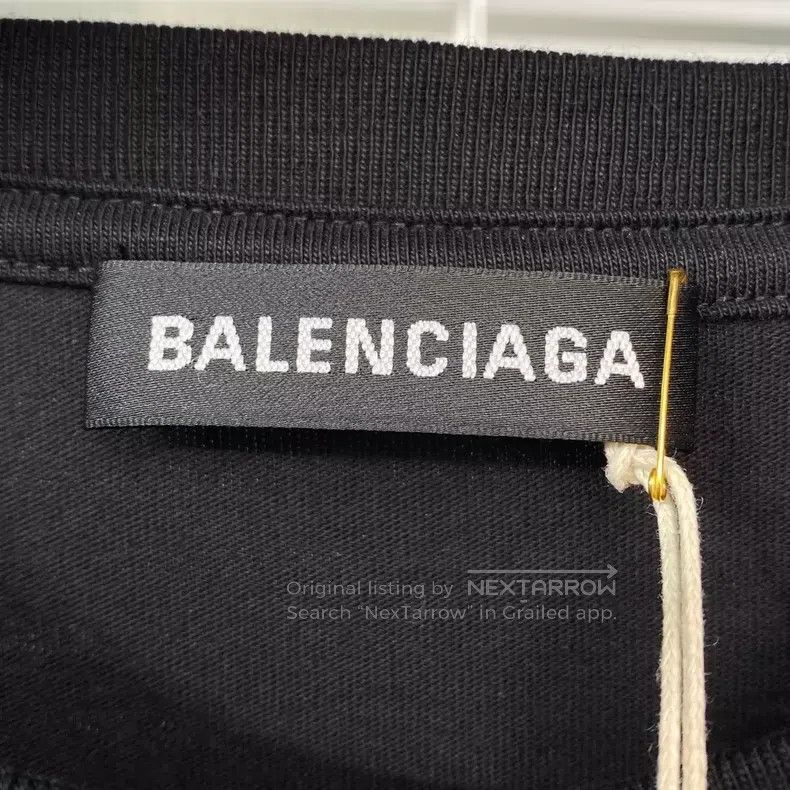 Balenciaga Balenciaga Short-sleeve T-shirt with mailbox letter print Size US M / EU 48-50 / 2 - 6 Thumbnail