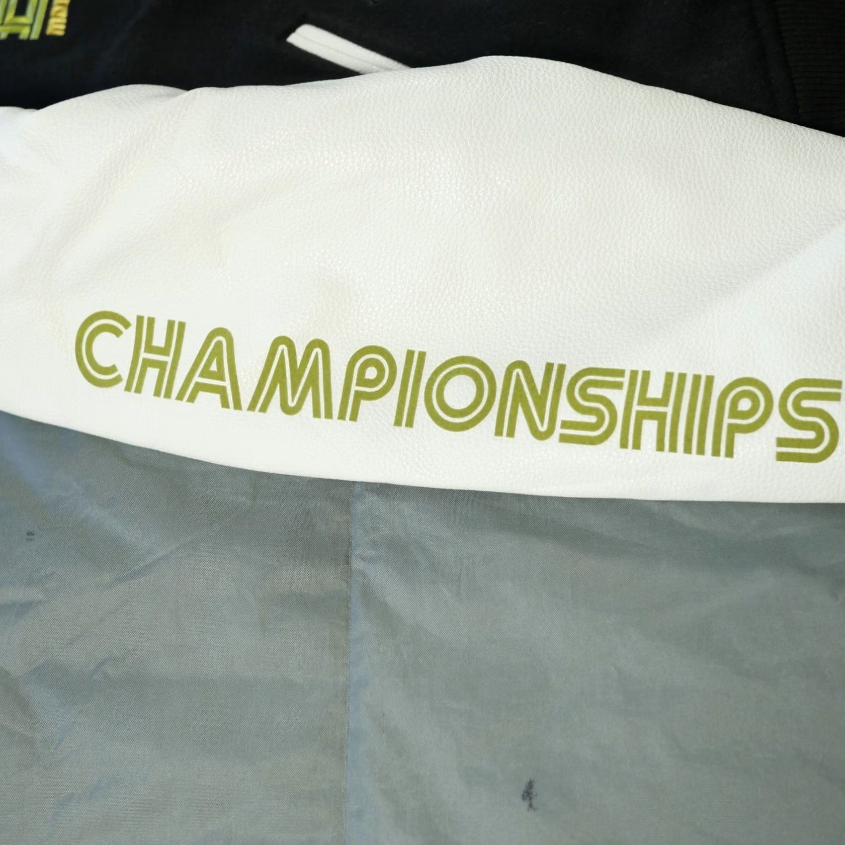 Vintage The Simpsons Jacket Mens Large Black Varsity Bomber Zip Big Letter Freeze Homer Bart Logo Pocket Size US L / EU 52-54 / 3 - 7 Thumbnail