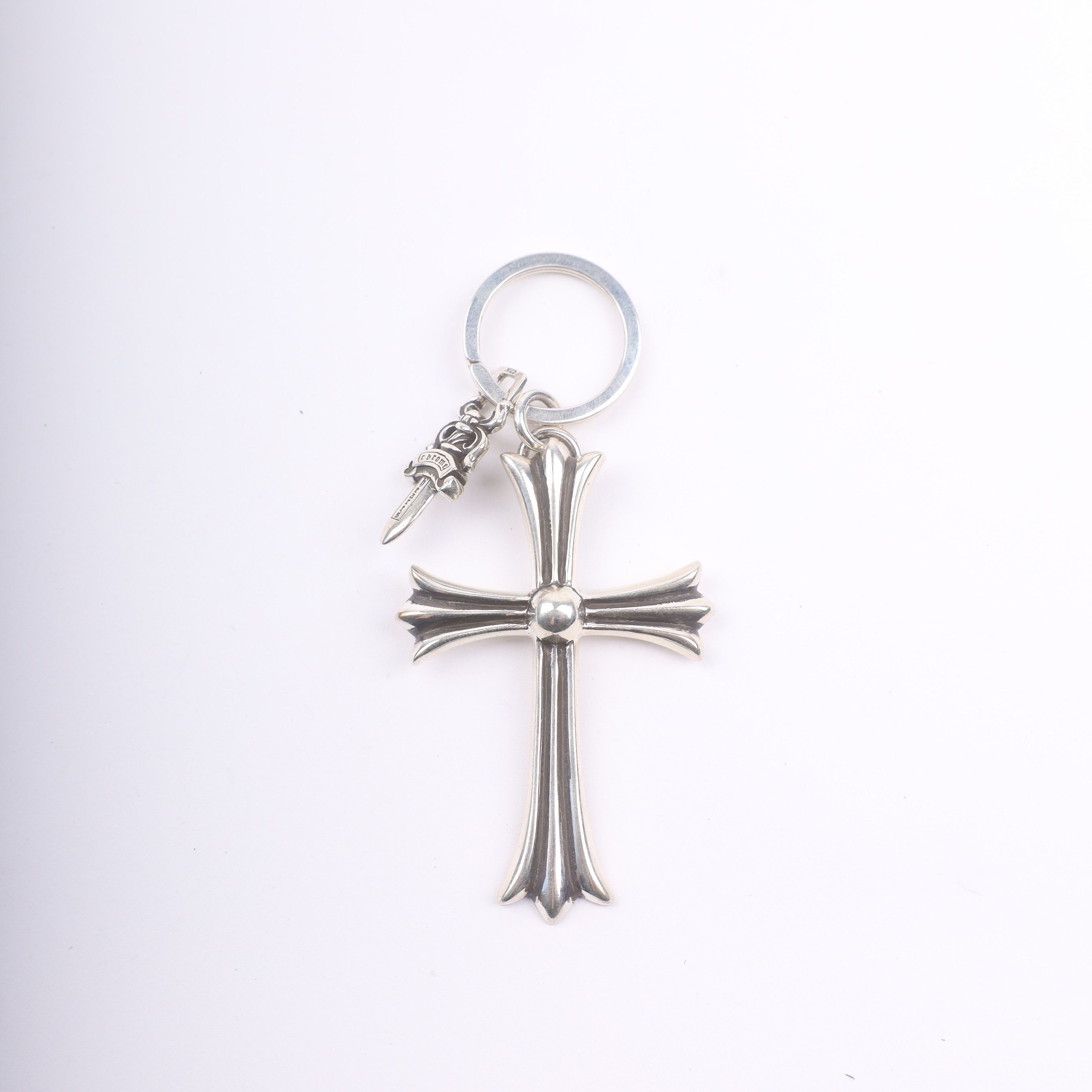 Chrome Hearts Chrome Hearts Cross Keychain With Dagger Size ONE SIZE - 12 Thumbnail