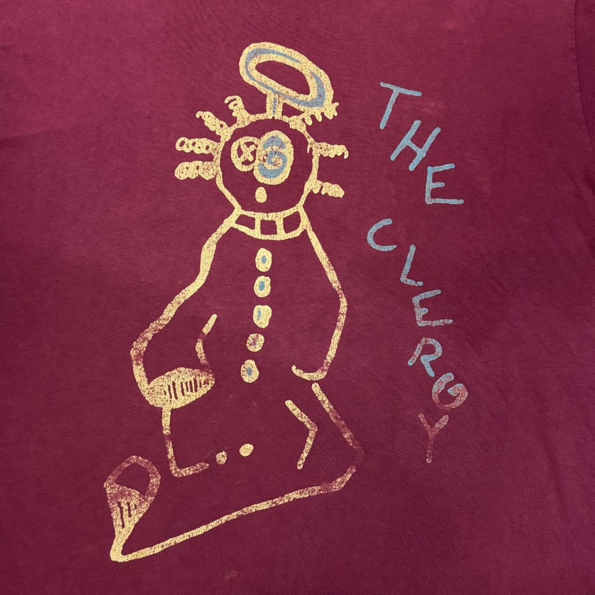 image of Band Tees Vintage 90's The Clergy in Crimson, Men's (Size XL)