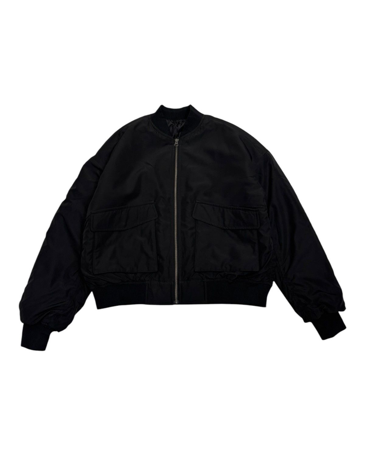 GU × Hysteric Glamour ❤️‍🔥RARE GU CROPPED PARACHUTE BOMBER JACKET RICK OWENS STYLE Size US L / EU 52-54 / 3 - 7 Thumbnail
