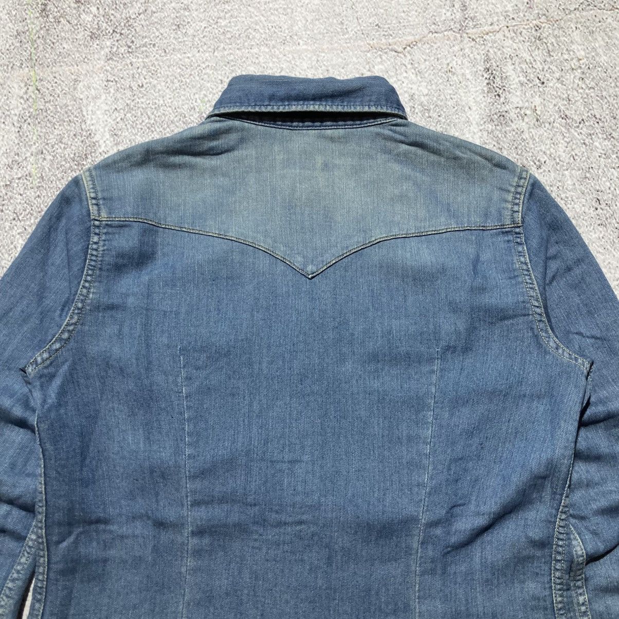 Hysteric Glamour Vintage Hysteric Glamour Western Shirt Denim Blue Jeans Size US S / EU 44-46 / 1 - 12 Thumbnail