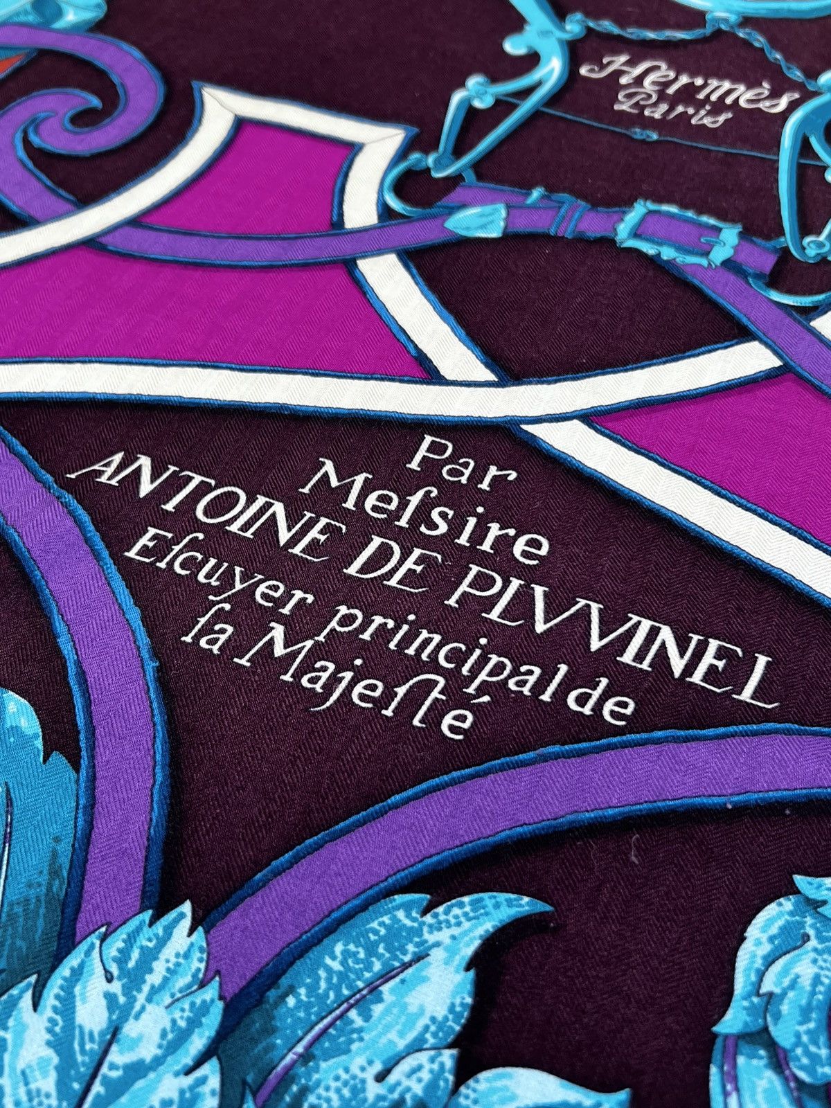 Hermes Hermes Paris L’Instruction Du Roy Cashmere Silk 140x140 cms Size ONE SIZE - 7 Thumbnail