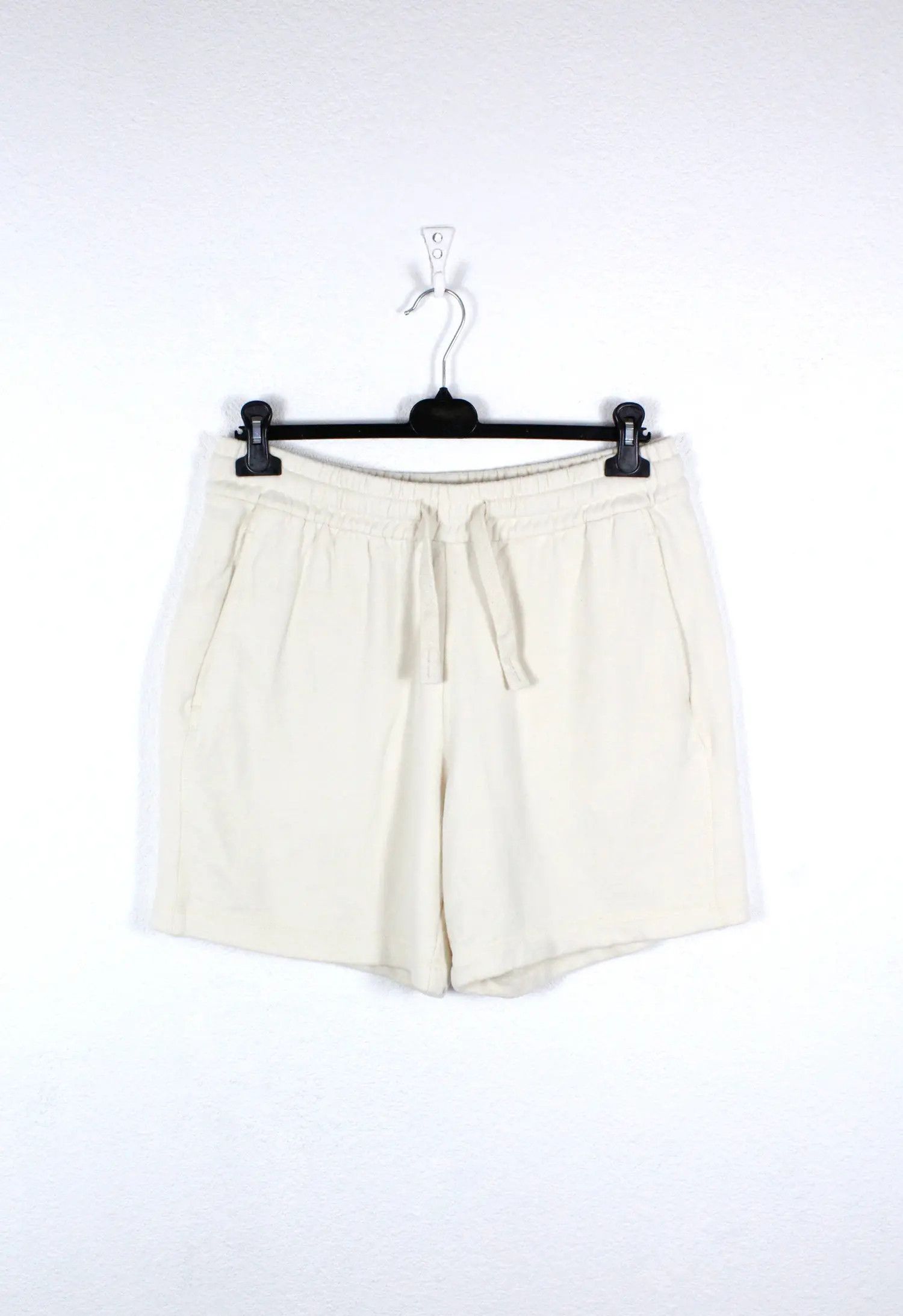 Cos COS Relaxed-Fit Light Beige Sweat Shorts size M Size US 33 - 1 Thumbnail