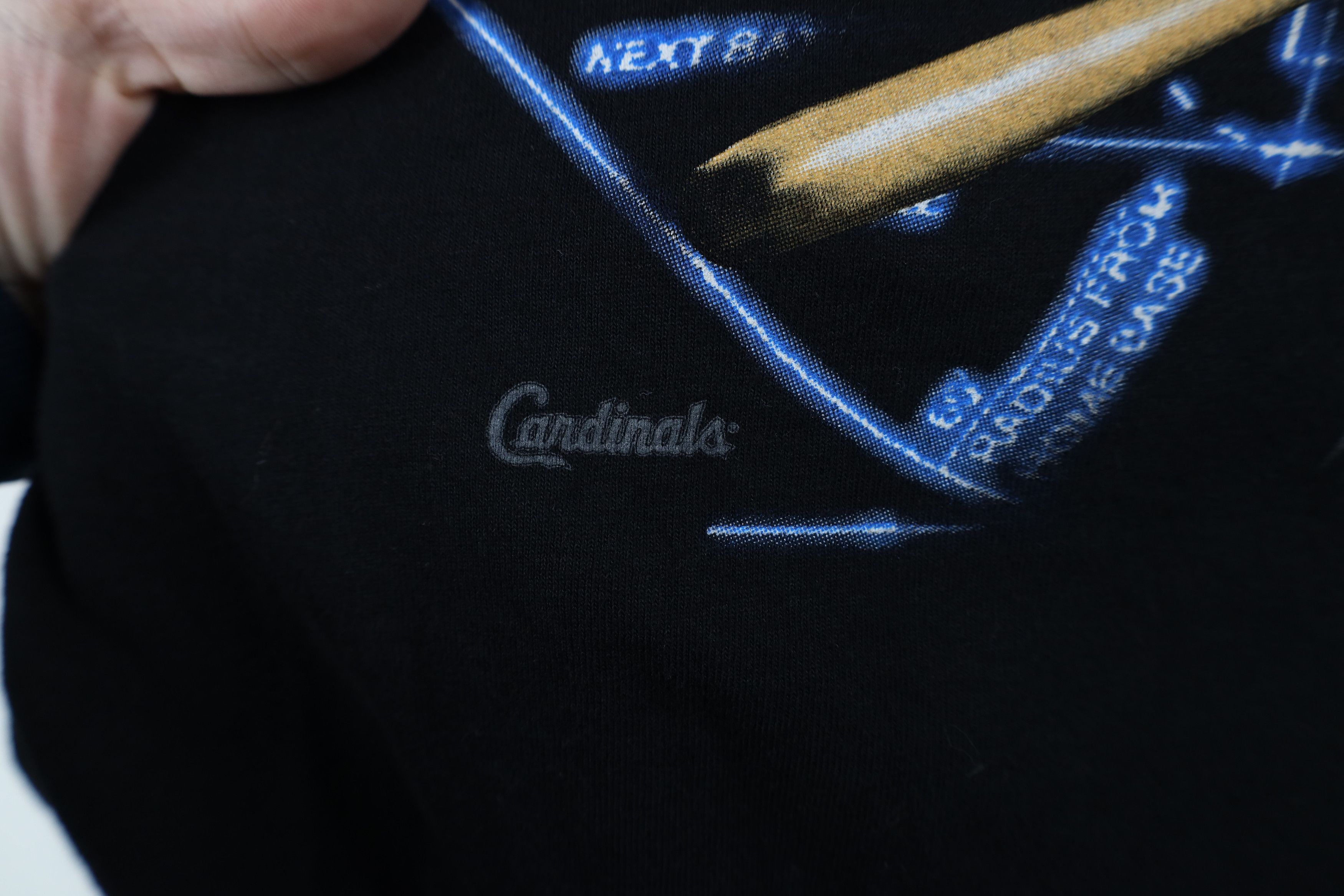 Vintage Vintage Y2K MLB St Louis Cardinals Baseball T-Shirt Black Size US L / EU 52-54 / 3 - 5 Thumbnail