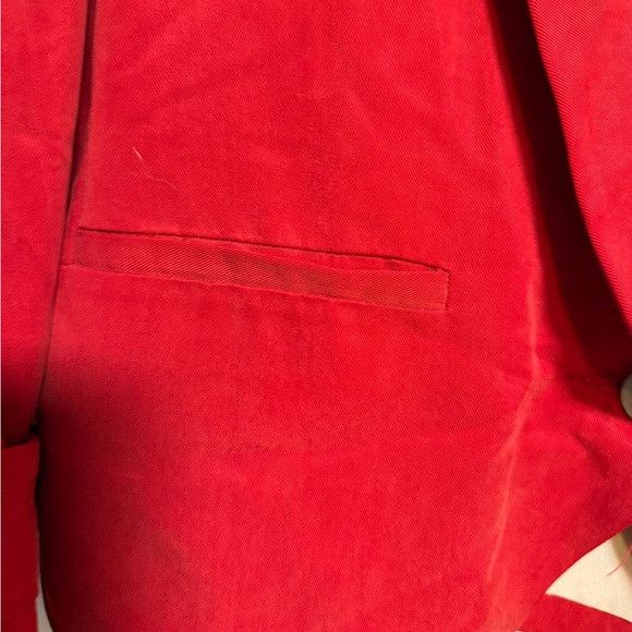 Other Cartonnier Red Velvet Blazer Women’s Size 2 Size XS / US 0-2 / IT 36-38 - 3 Thumbnail