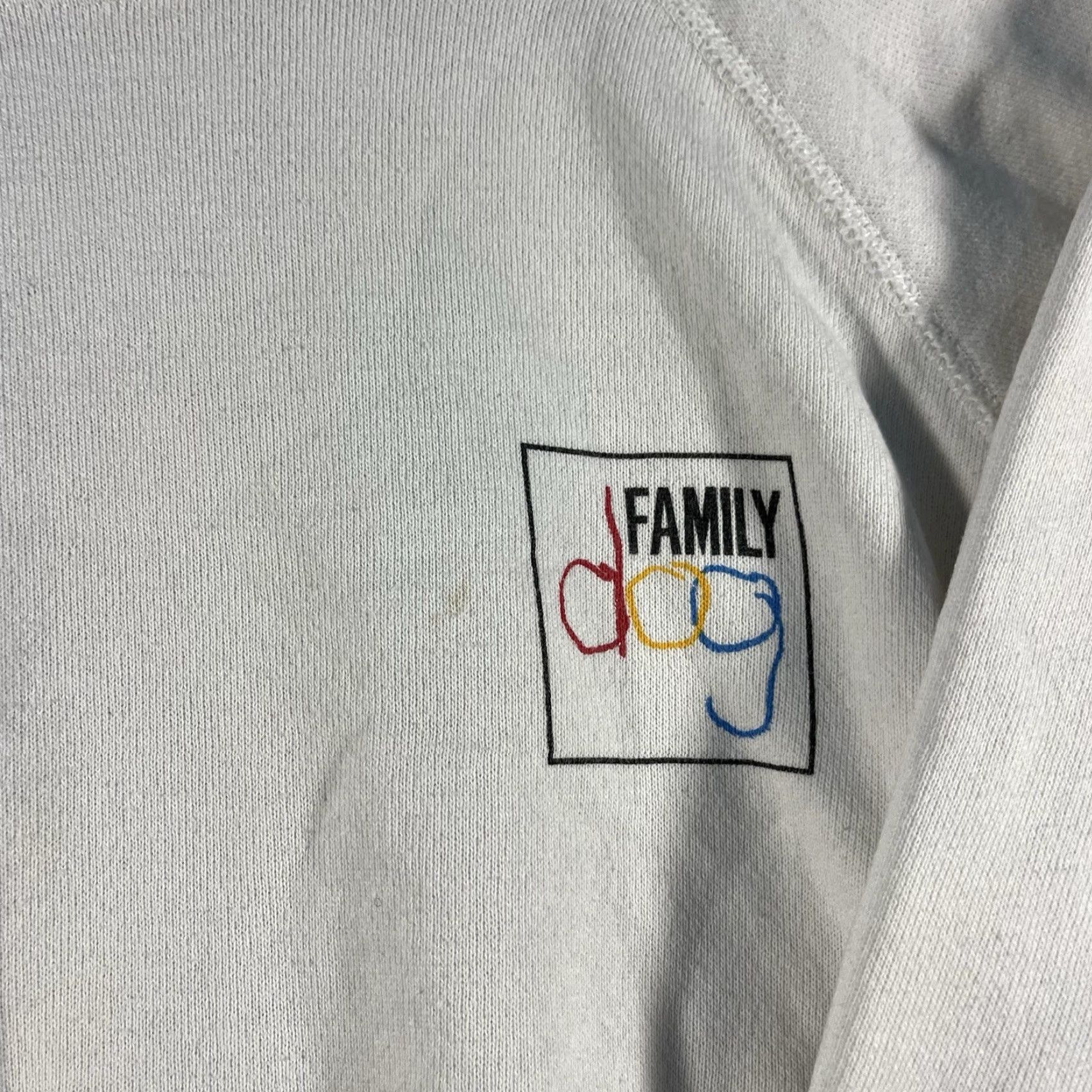 Hanes VINTAGE Hanes T-Shirt Cartoon Dog TV Show Promo Crew Neck Short Sleeve XL White 90s Tim Burton Edward Scissorhands Mens Size US XL / EU 56 / 4 - 5 Thumbnail