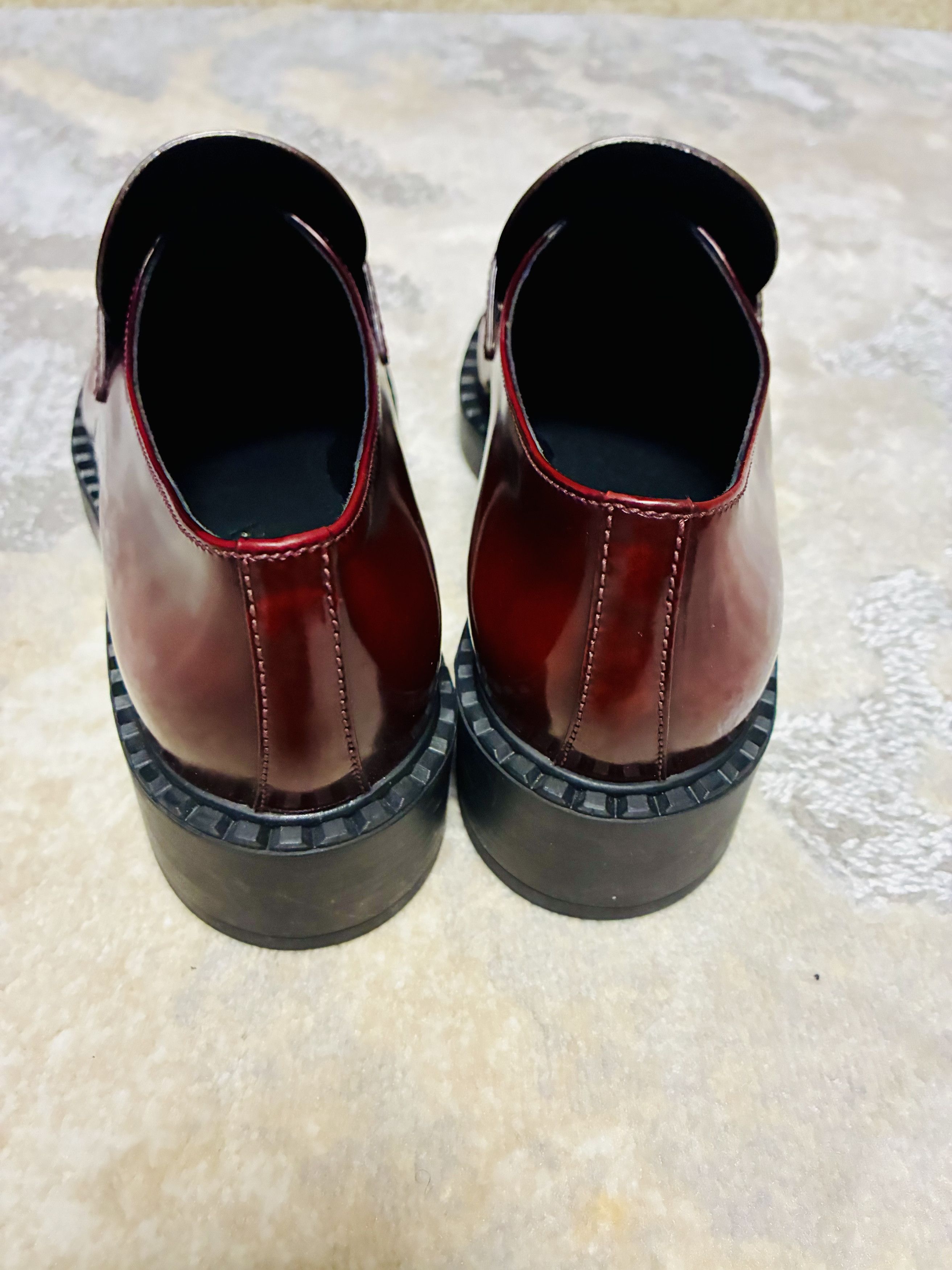 Prada Prada Burgundy Loafers EU41 Size US 11 / IT 41 - 3 Thumbnail