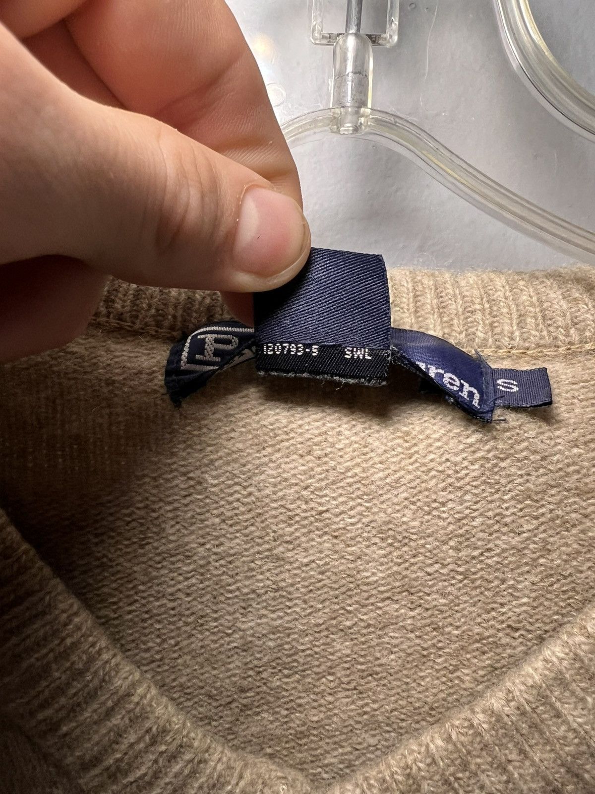Polo Ralph Lauren Vintage Polo Ralph Lauren 100% wool v-neck sweater Size US S / EU 44-46 / 1 - 5 Thumbnail