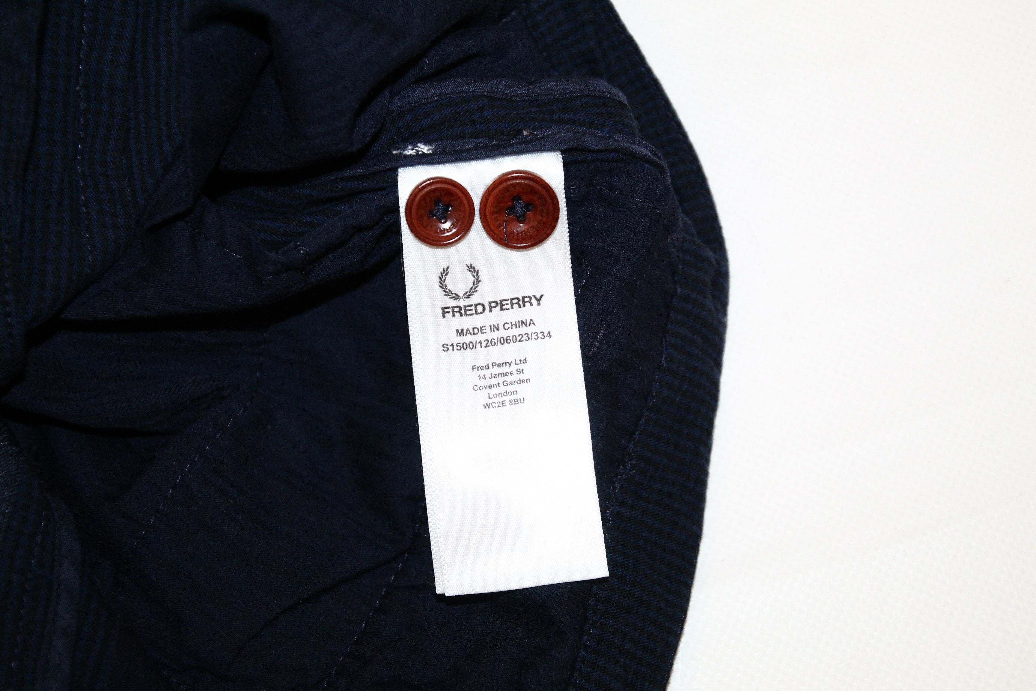 Fred Perry Fred Perry poly-cotton Houndstooth Bermuda Casual Shorts Size US 28 / EU 44 - 6 Thumbnail
