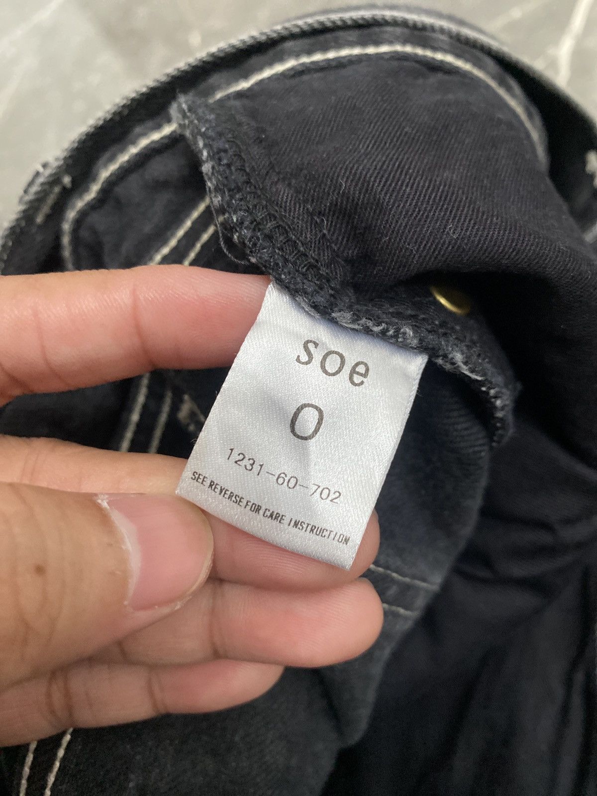 Soe Soe Japanese Flared Blackstone Size US 32 / EU 48 - 8 Thumbnail
