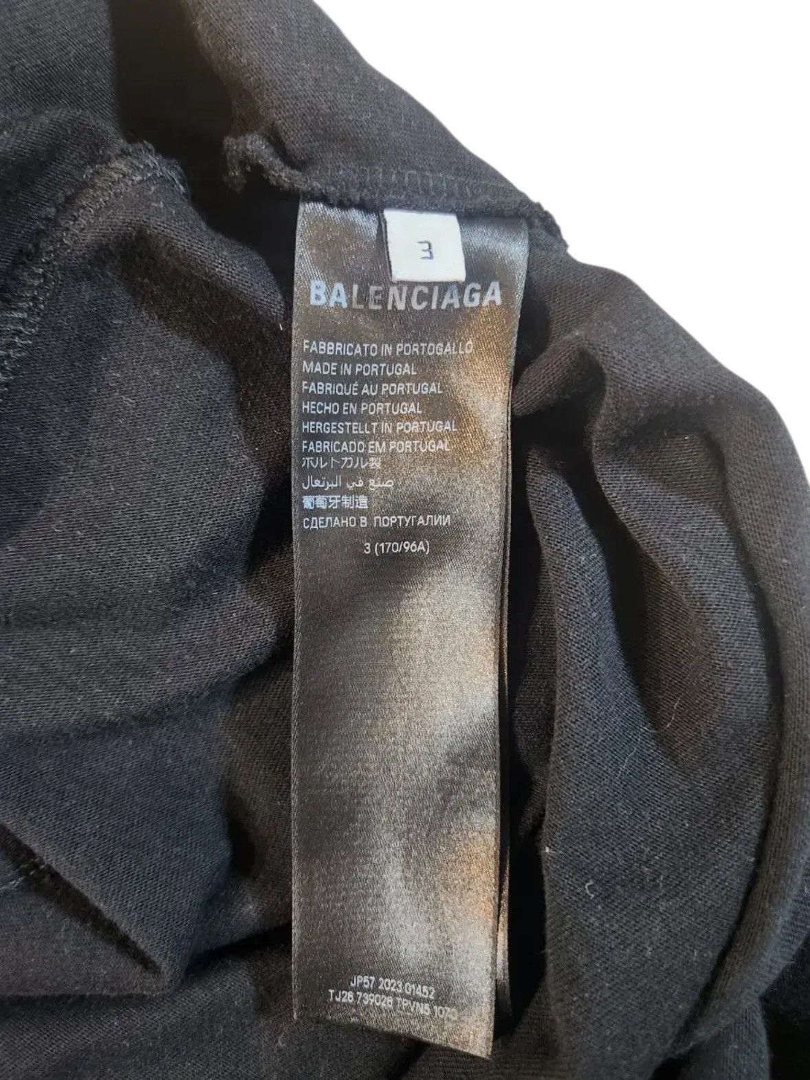Balenciaga Balenciaga Dark Wave Oversized T Shirt Size US L / EU 52-54 / 3 - 3 Thumbnail