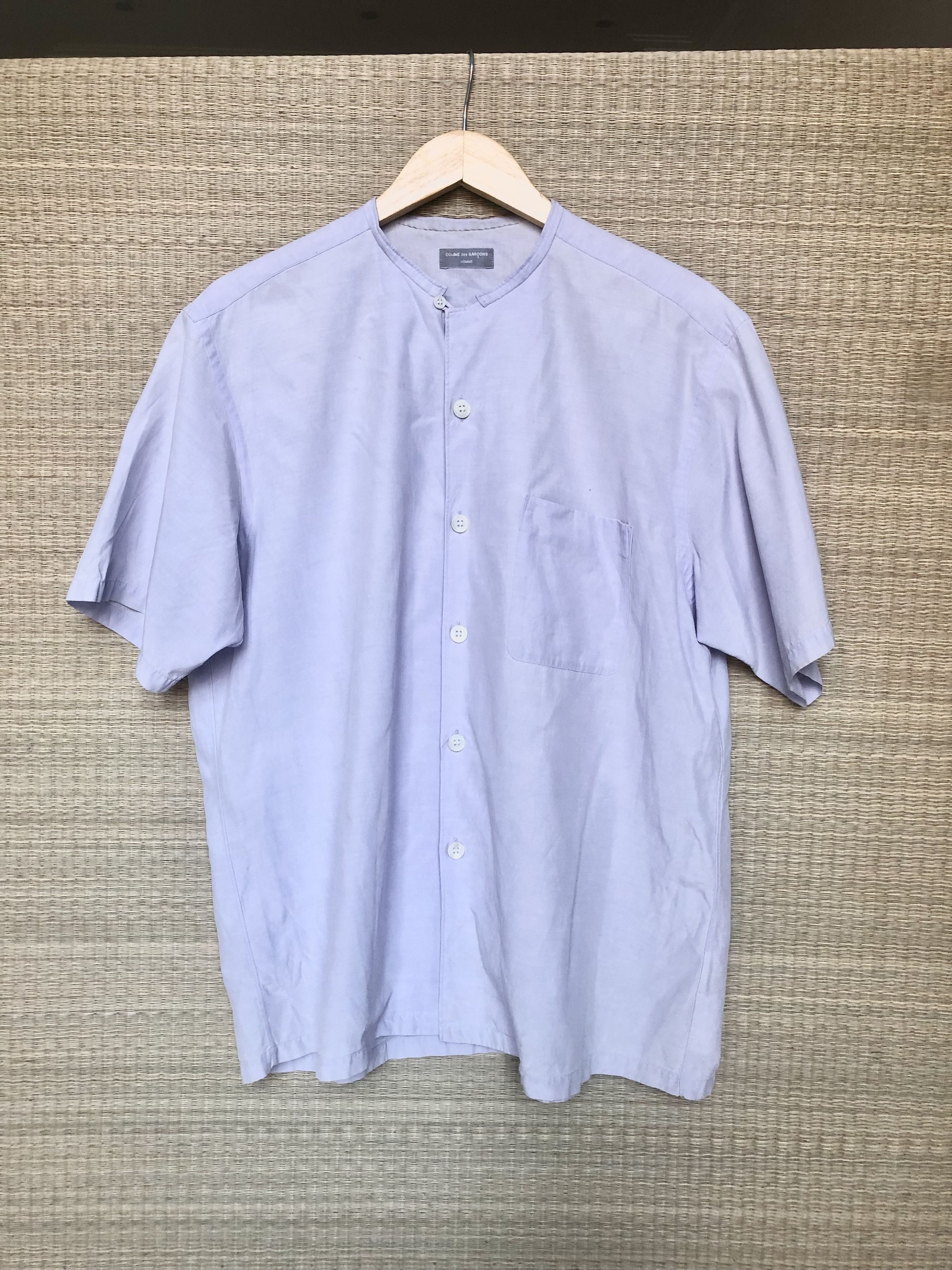 Comme des Garcons Homme lavender rayon shirt Size US M / EU 48-50 / 2 - 1 Thumbnail