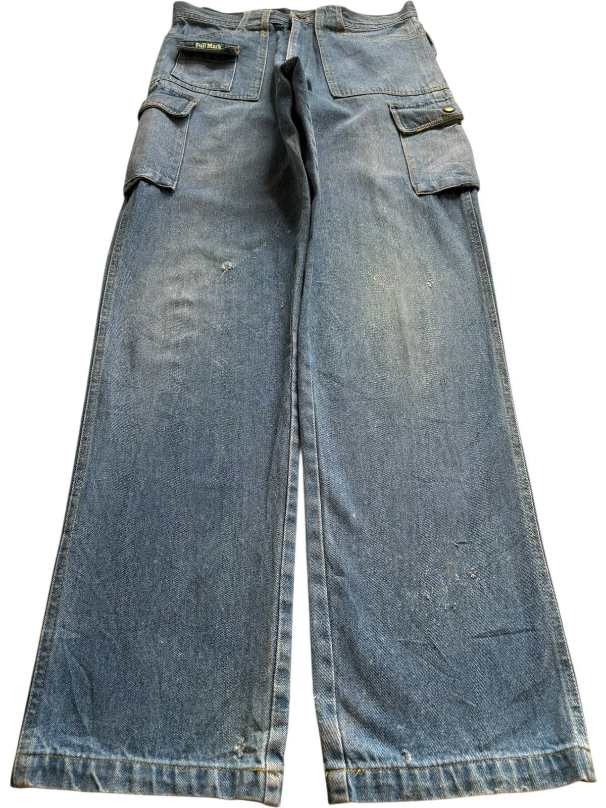 Japanese Brand Vintage Japanese Brand Mud Wash Cargo Bush Pant Jeans Size US 31 - 1 Thumbnail