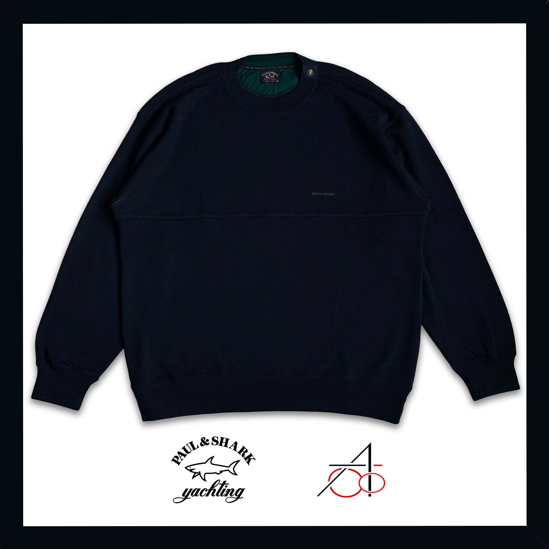 Paul & Shark Paul and Shark Vintage Woolen Sweater, Baggy Fit • XL size Size US XL / EU 56 / 4 - 1 Thumbnail