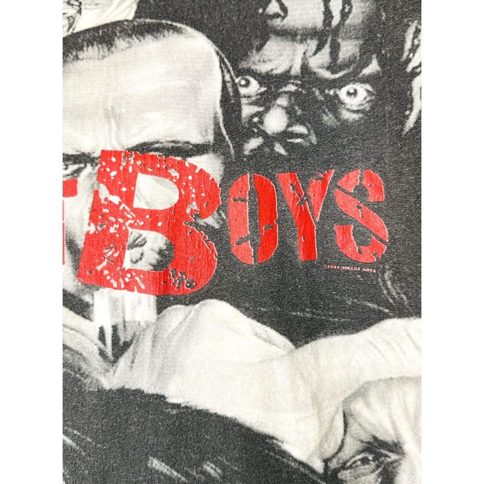 Hanes VINTAGE 1991 Bullet Boys Freak Show Band AOP Single Stitch T-Shirt XL Mens Size US XL / EU 56 / 4 - 4 Thumbnail