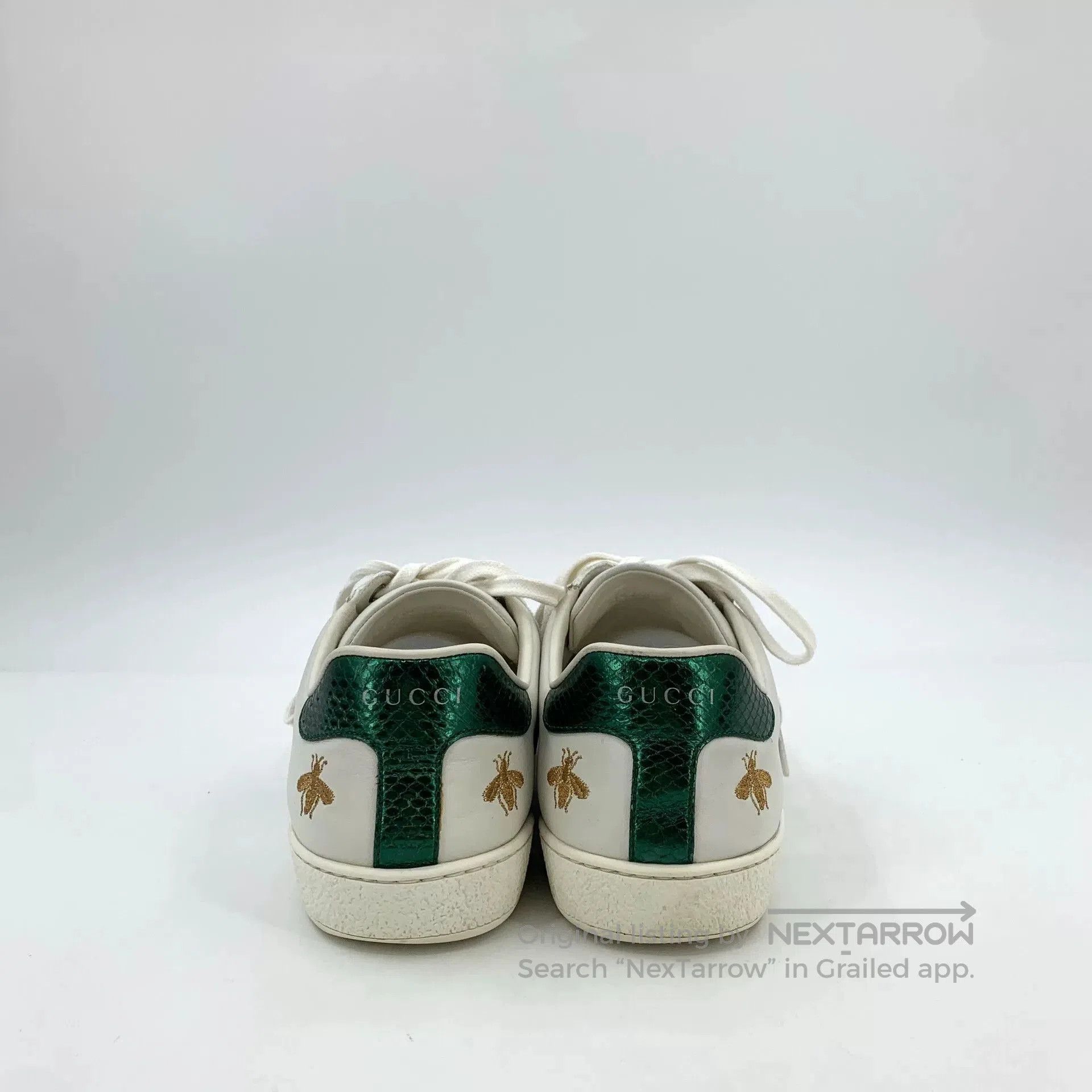 Gucci Gucci Ace White Bee Embroidery Sneakers. Size US 8 / EU 41 - 4 Thumbnail