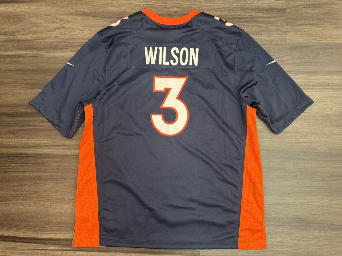 Nike Denver Broncos Russell Wilson #3 NFL On Field Home Jersey Size US XL / EU 56 / 4 - 7 Thumbnail