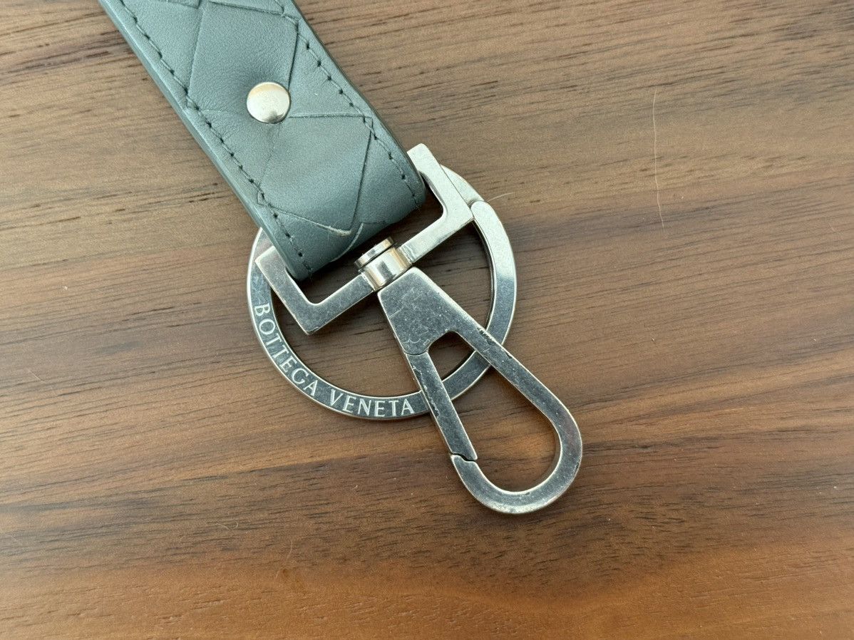 Bottega Veneta Intrecciato Leather Keychain Size ONE SIZE - 3 Thumbnail