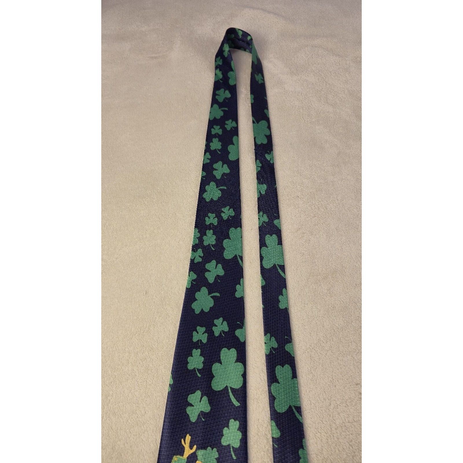 & Other Stories Dino Romano Mens Green St Patricks Day Party Necktie 59x4 Size ONE SIZE - 2 Thumbnail
