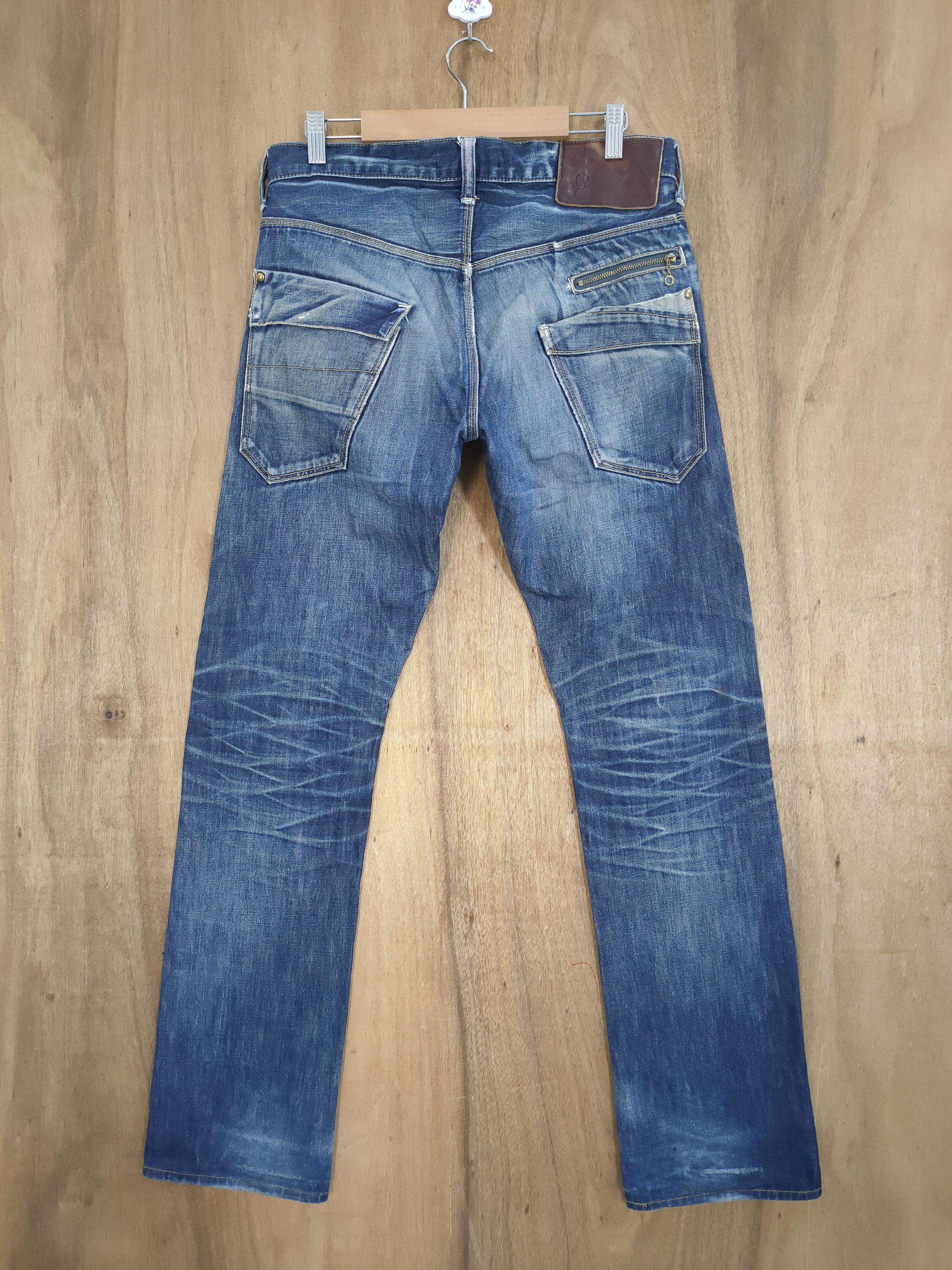 Jean × Johnbull 32×32 💥 VINTAGE JOHN BULL DISTRESSED JEANS PANTS Size US 32 / EU 48 - 2 Thumbnail