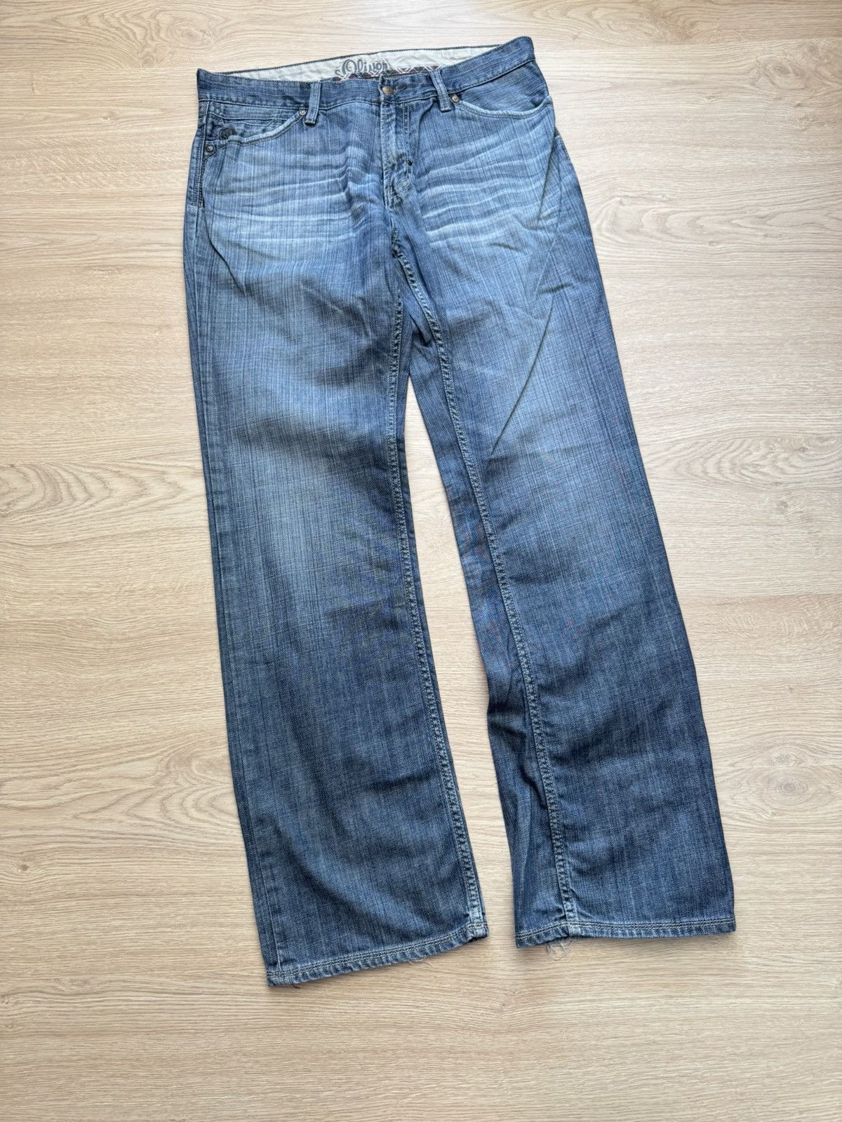 s.Oliver Vintage 00’s y2k S. Oliver Blue Baggy Japanese Garde Pants Size US 36 / EU 52 - 1 Thumbnail
