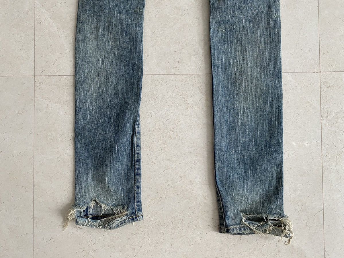 Hedi Slimane × Saint Laurent Paris 13AW Blowout Destroyed Runway Jeans Size US 28 / EU 44 - 7 Thumbnail