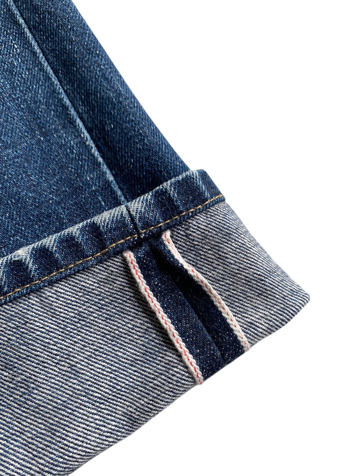 Japanese Brand × Jean Unknown Japanese Selvedge Button Fly Distressed Denim Size US 34 / EU 50 - 5 Thumbnail