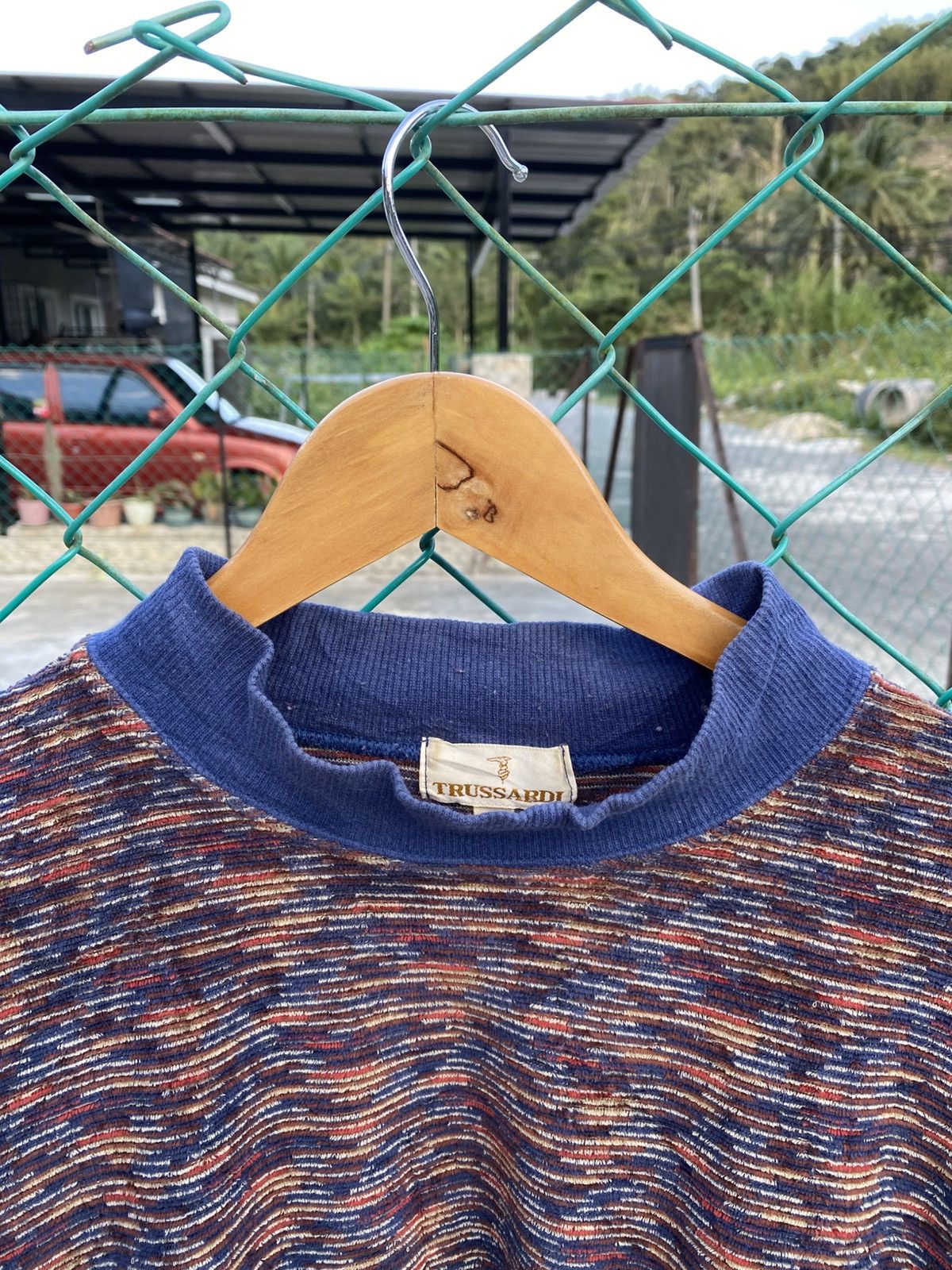 Trussardi × Vintage Vintage trussardi mockneck long sleeve Size US M / EU 48-50 / 2 - 3 Thumbnail