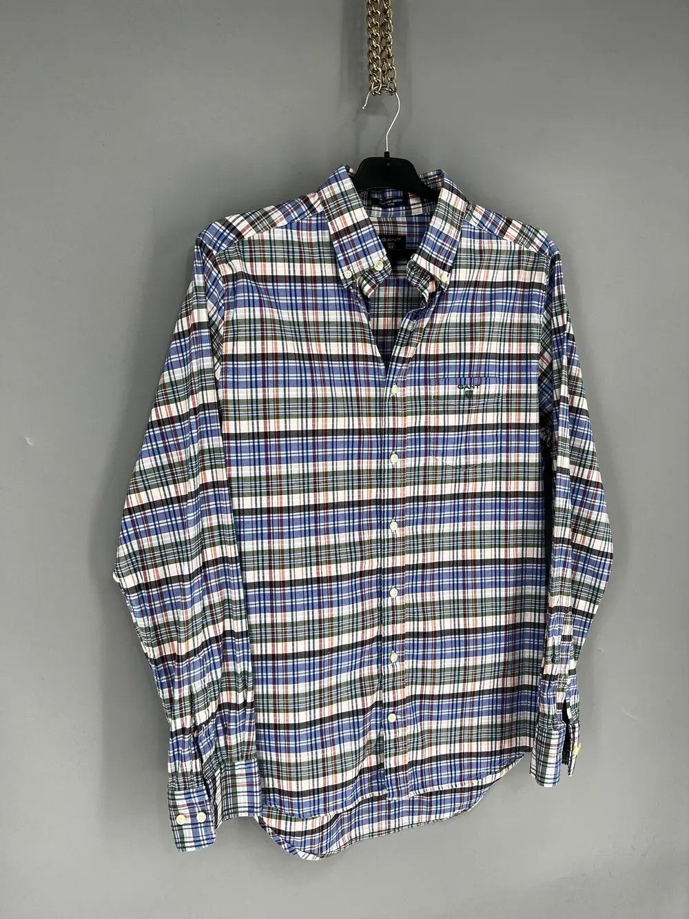 Vintage Vintage Flannel GANT Plaid Shirt Travis style Size US L / EU 52-54 / 3 - 2 Thumbnail