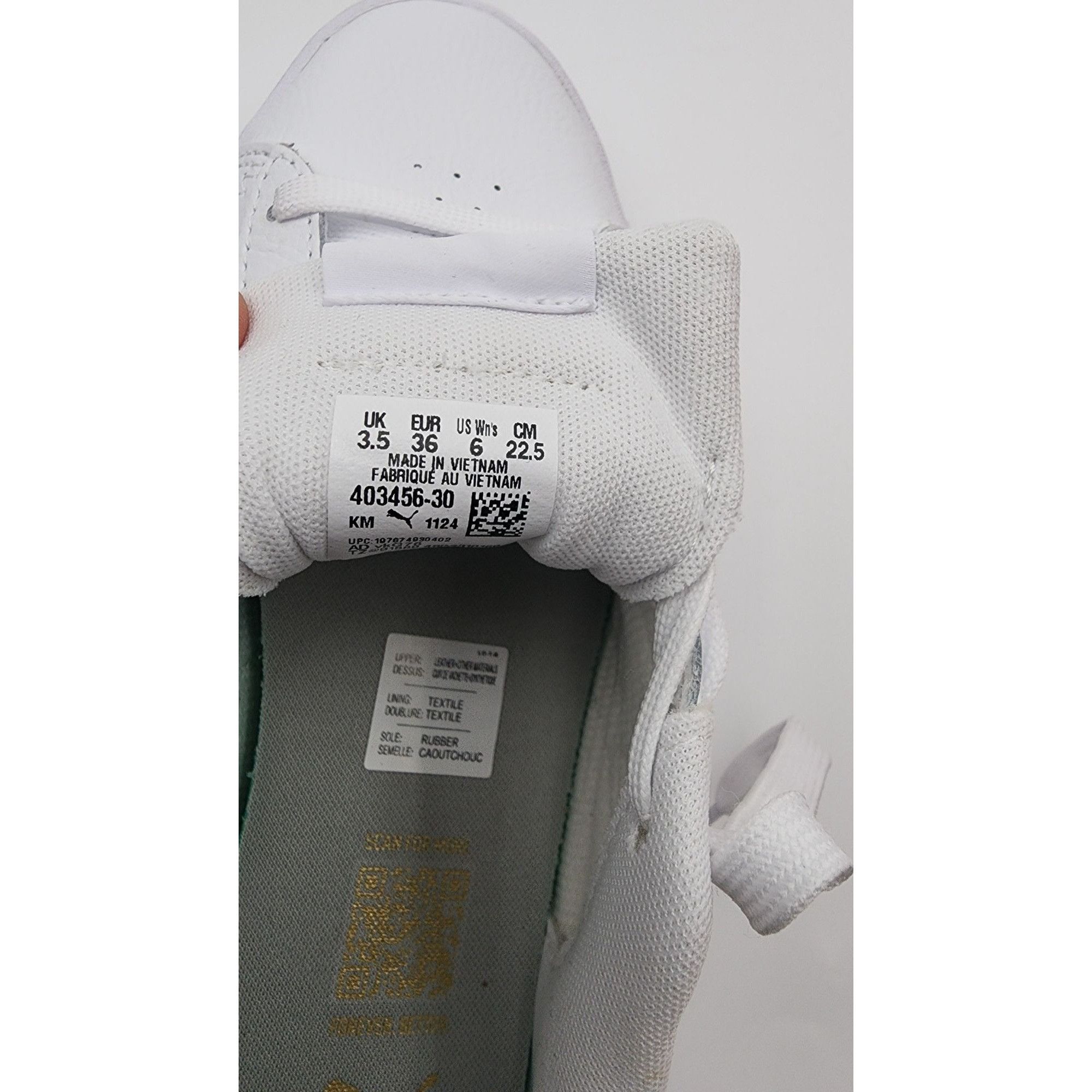 Other Puma Court Sneaker Women US 6 White Leather Platform Casual Size US 6 / IT 36 - 7 Thumbnail
