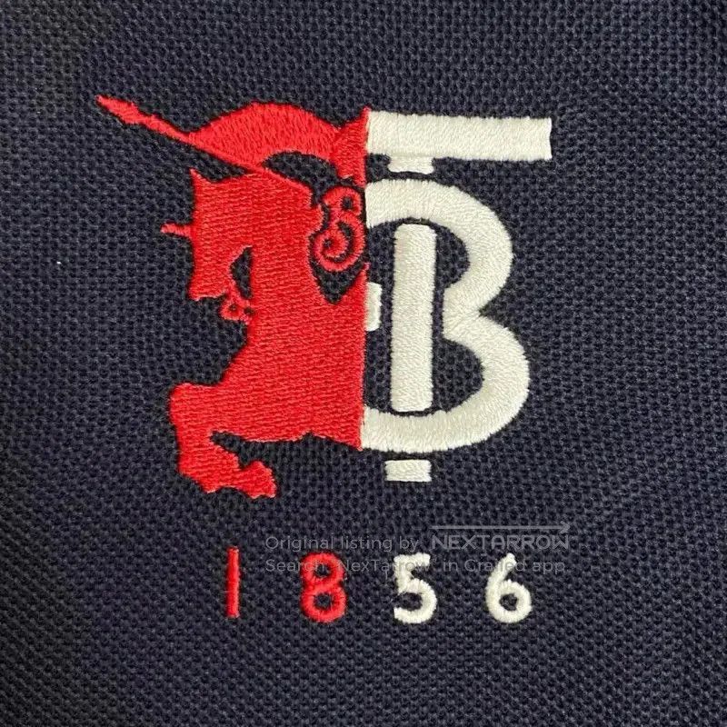Burberry Burberry Short Sleeve Navy Cotton Polo. Size US S / EU 44-46 / 1 - 3 Thumbnail