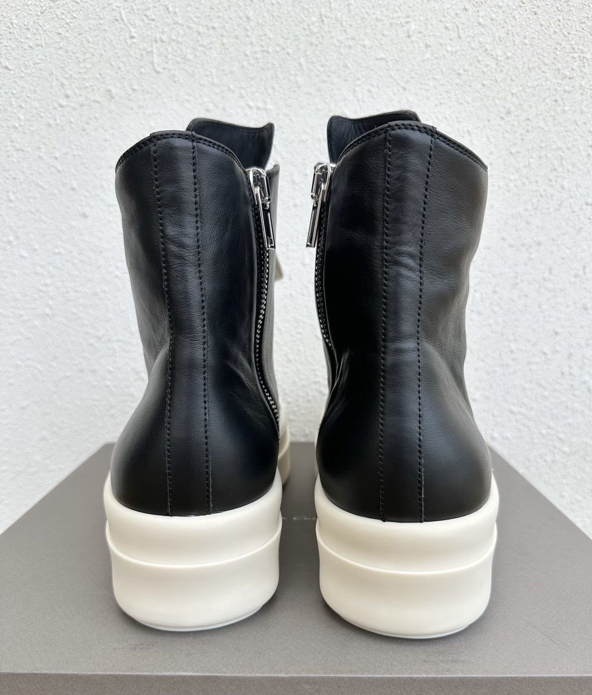 Rick Owens Rick Owens Mainline Leather High-Top Platform Sneakers Size US 10 / EU 43 - 6 Thumbnail