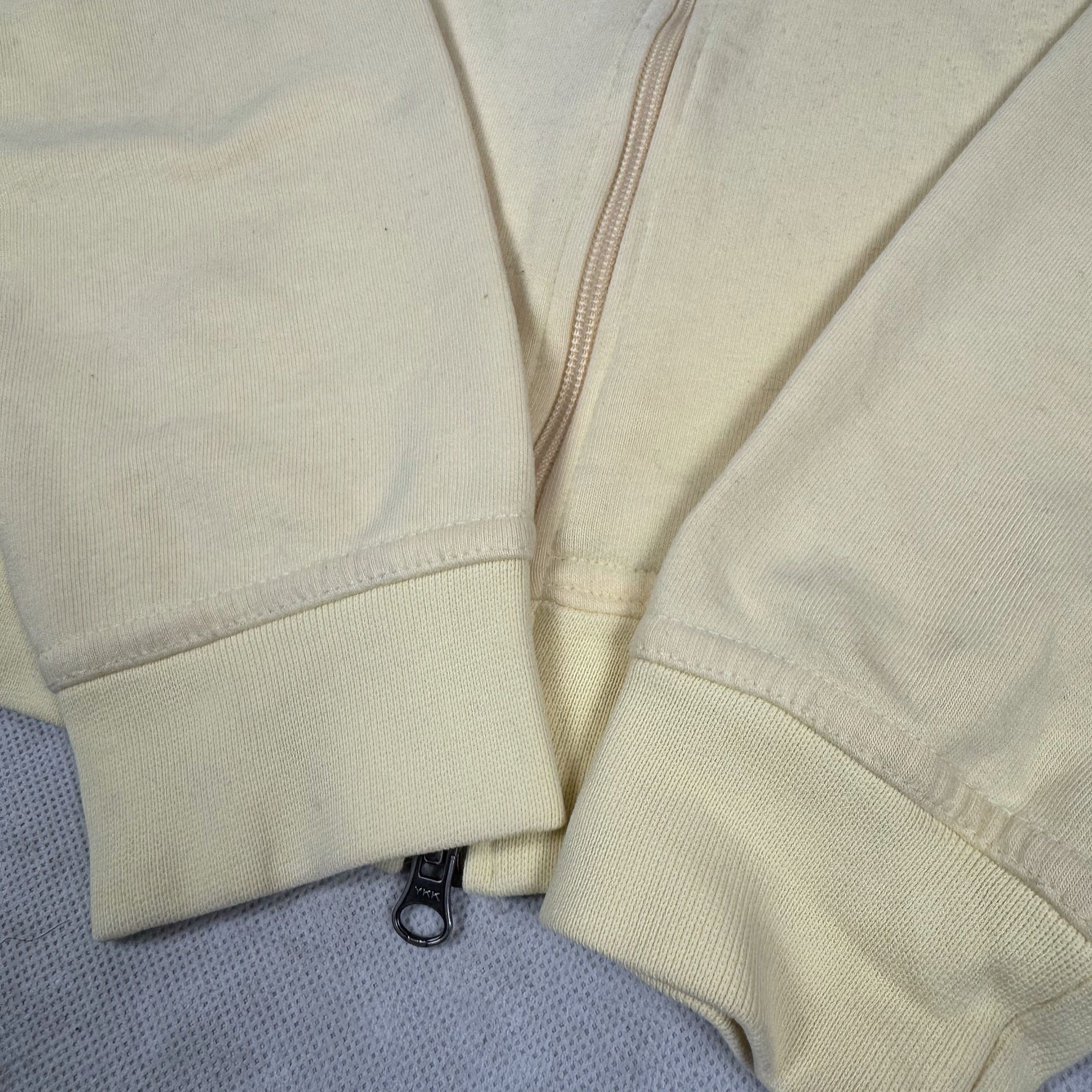 Nike × Vintage Nike Women's Yellow Spellout Long Sleeve Full Zip Hoodie S Size S / US 4 / IT 40 - 4 Thumbnail