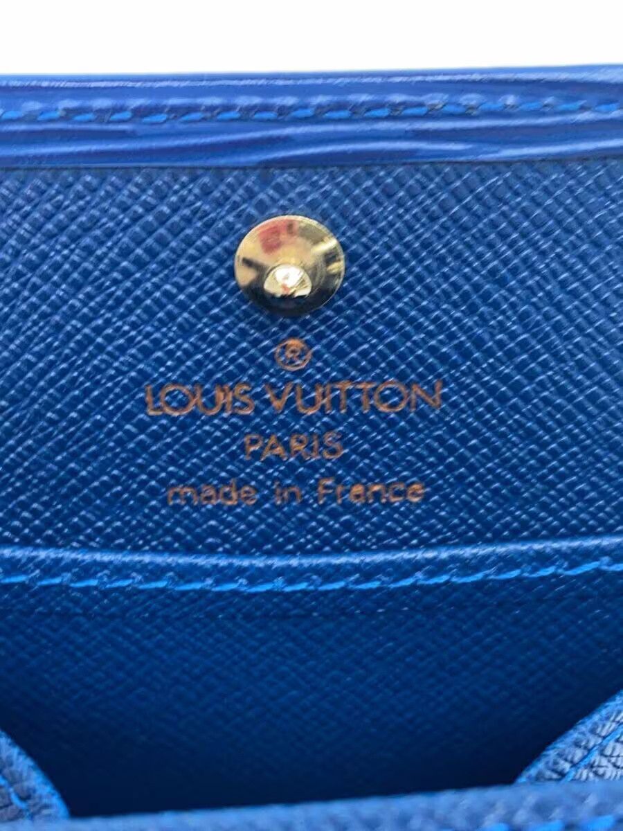 Louis Vuitton Louis Vuitton Epi Porte Monnaie Boite Leather Blue Size ONE SIZE - 3 Thumbnail