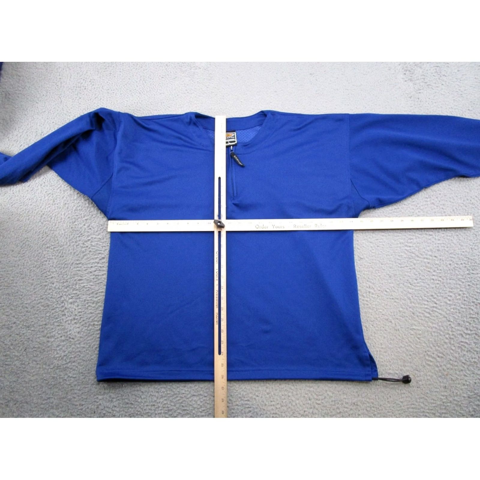 Vintage VINTAGE Easton Windbreaker Jacket Long Sleeve Blue 1/4 Zip Regular Size L Men Baseball 80s Outdoor Sports Size US L / EU 52-54 / 3 - 4 Thumbnail